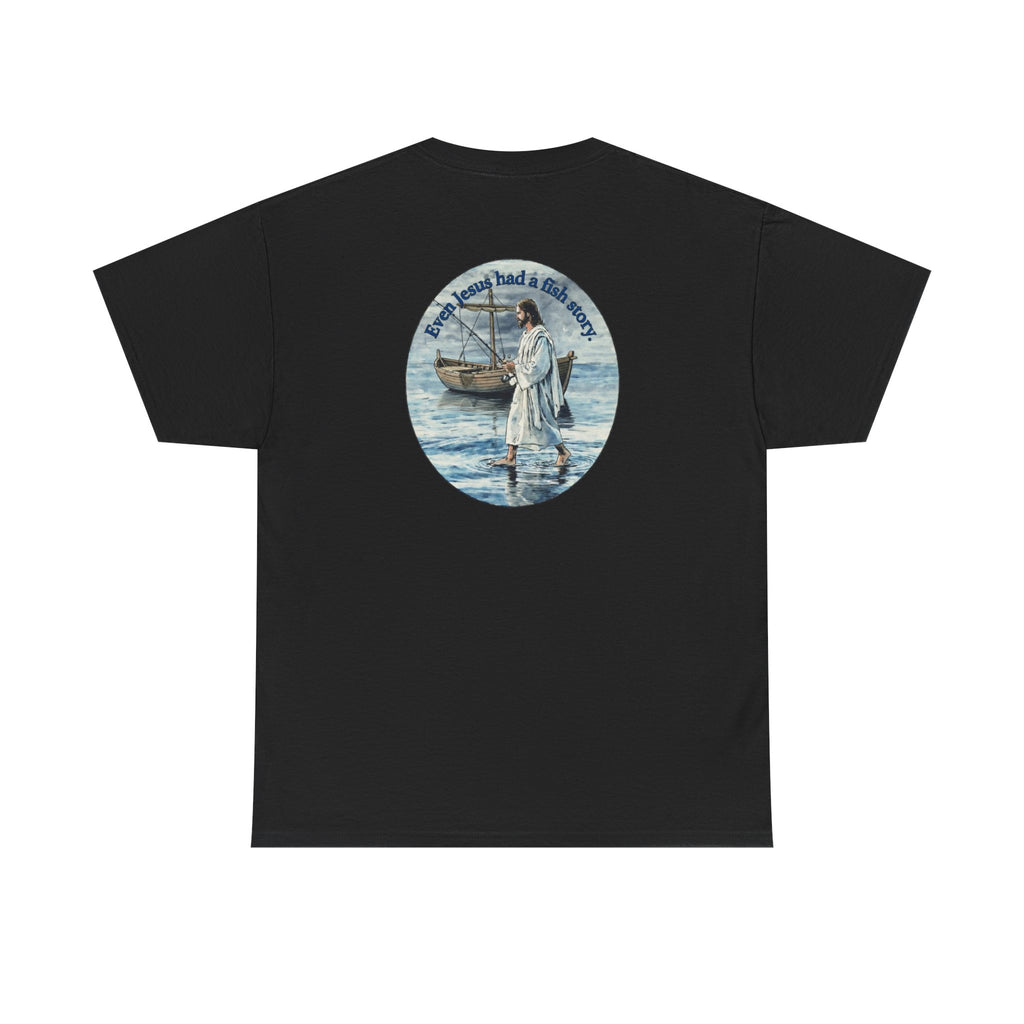 Christian Fishing T‑Shirt logo on back