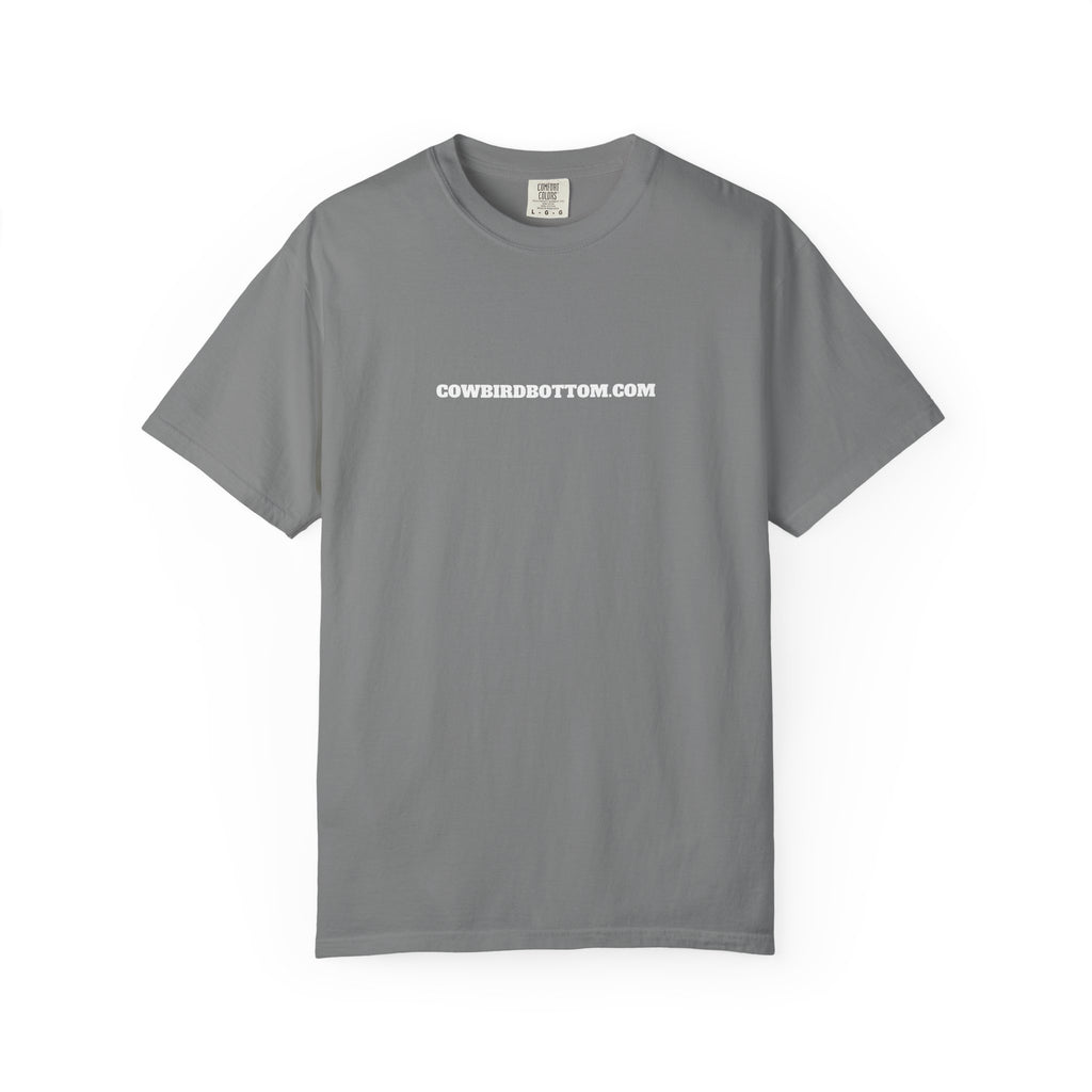 Cow Bird Bottom Logo T-Shirt — Cowbirdbottom.com Graphic Tee