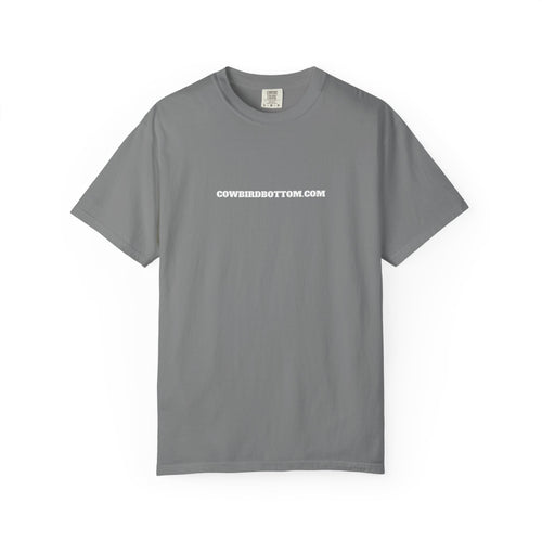 Cow Bird Bottom Logo T-Shirt — Cowbirdbottom.com Graphic Tee