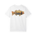Fishing Sunset T-Shirt — Bass Silhouette with Anglers Graphic