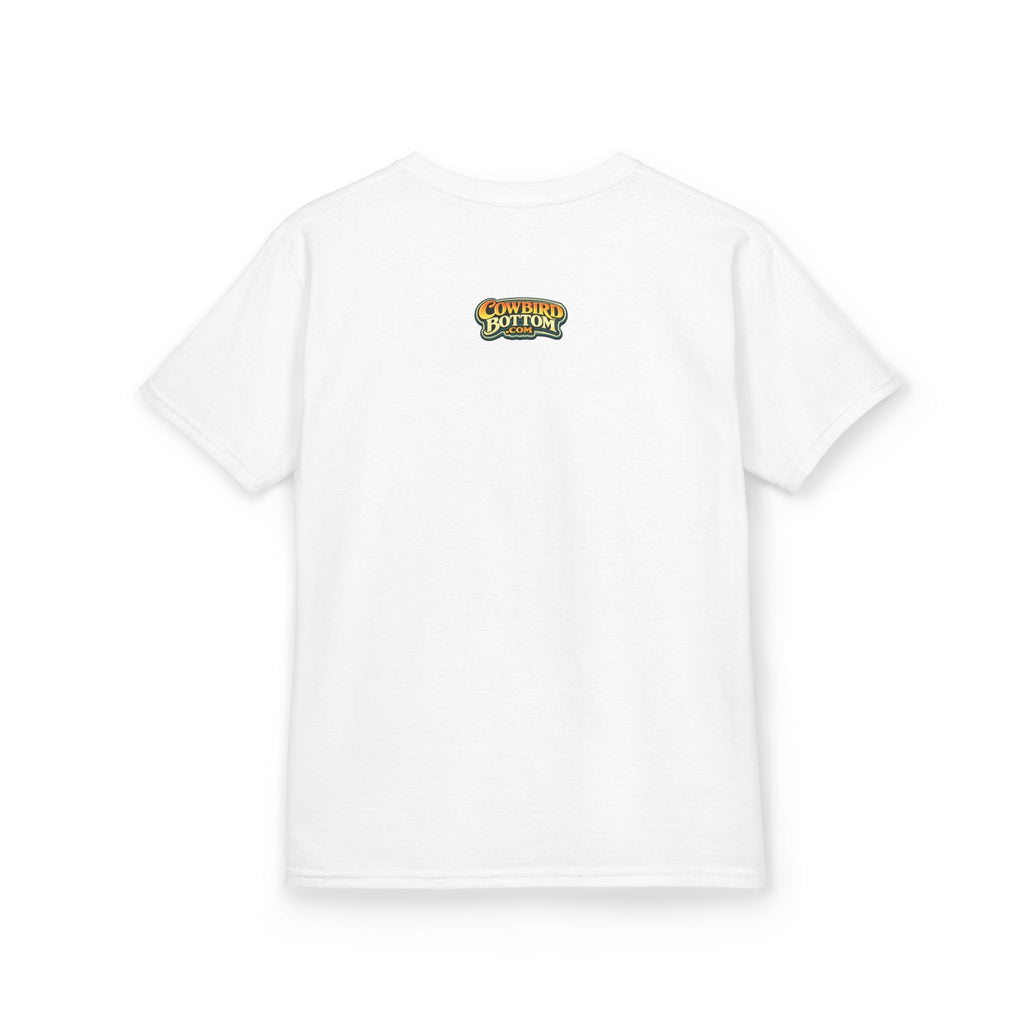 Kids Tee — "I Know a Guy" Cartoon Jesus Graphic