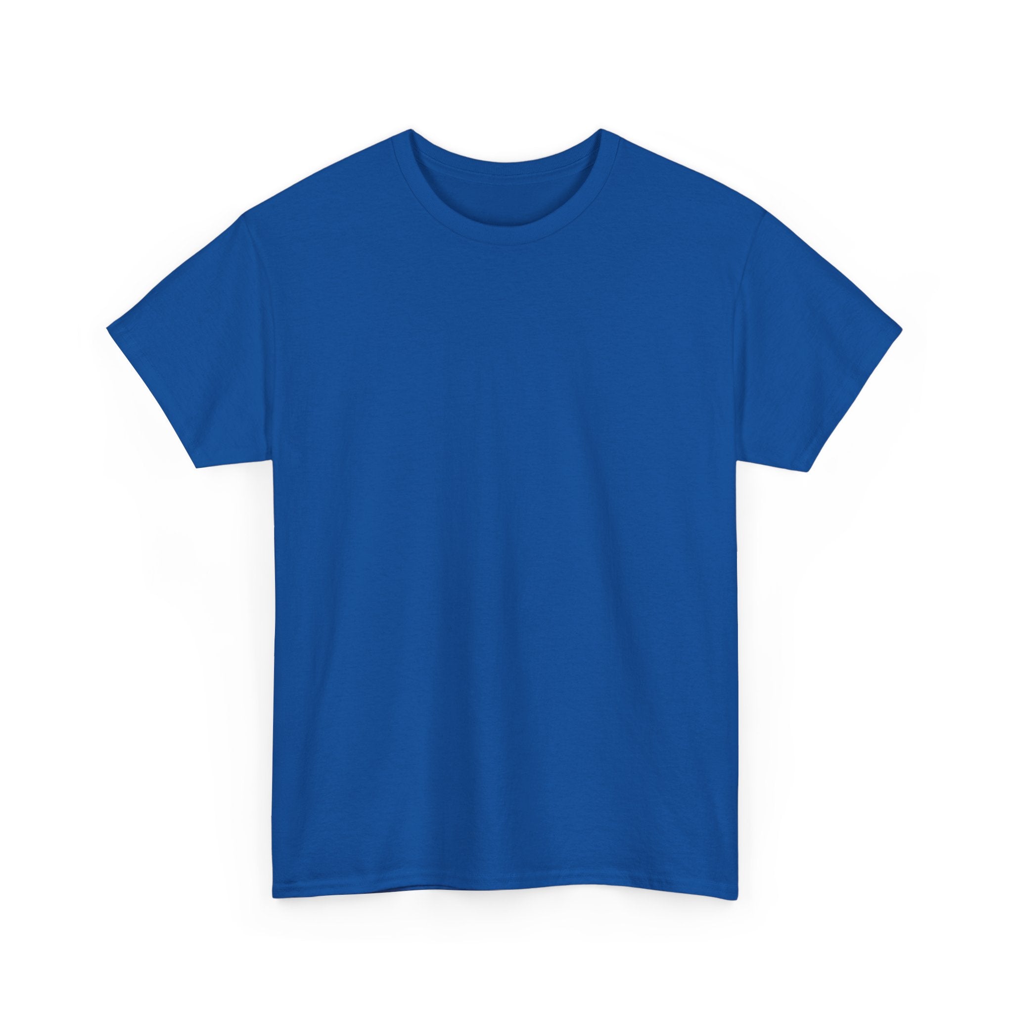 T-Shirt — Cow Bird Bottom tee orange tractor("If you mow it, they will come")