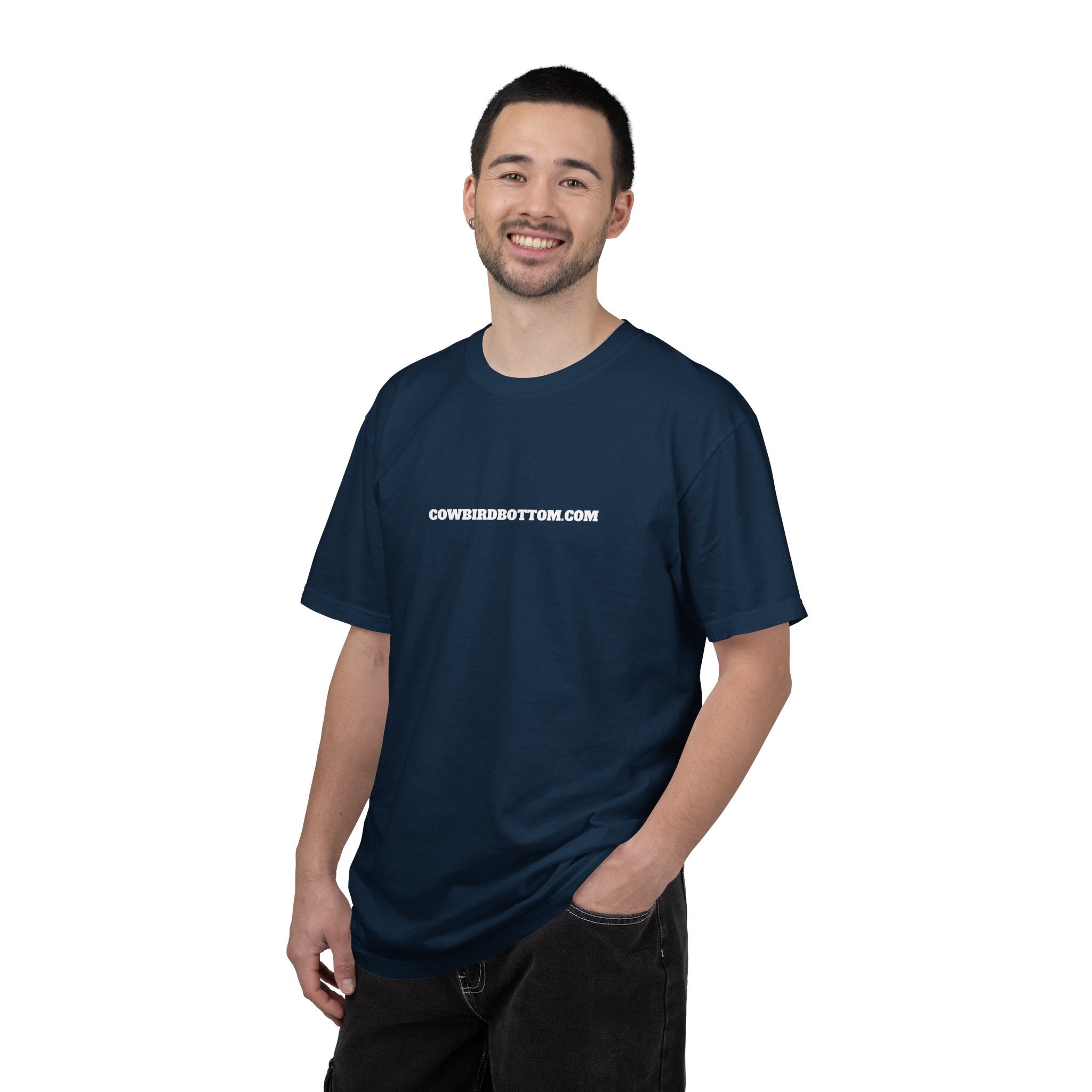 Cow Bird Bottom Logo T-Shirt — Cowbirdbottom.com Graphic Tee