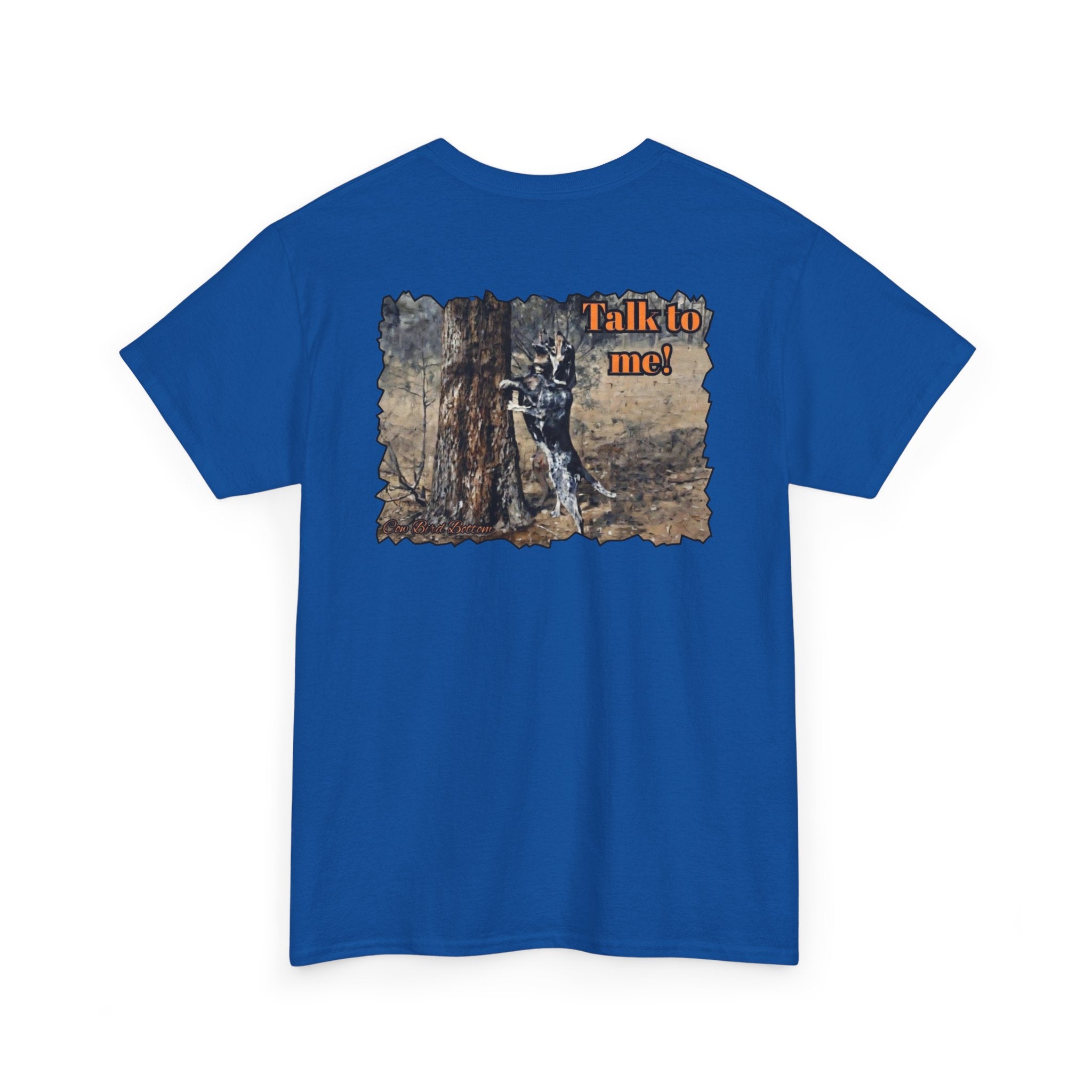 T-Shirt — 'Talk to Me!' Forest Dog Graphic Tee