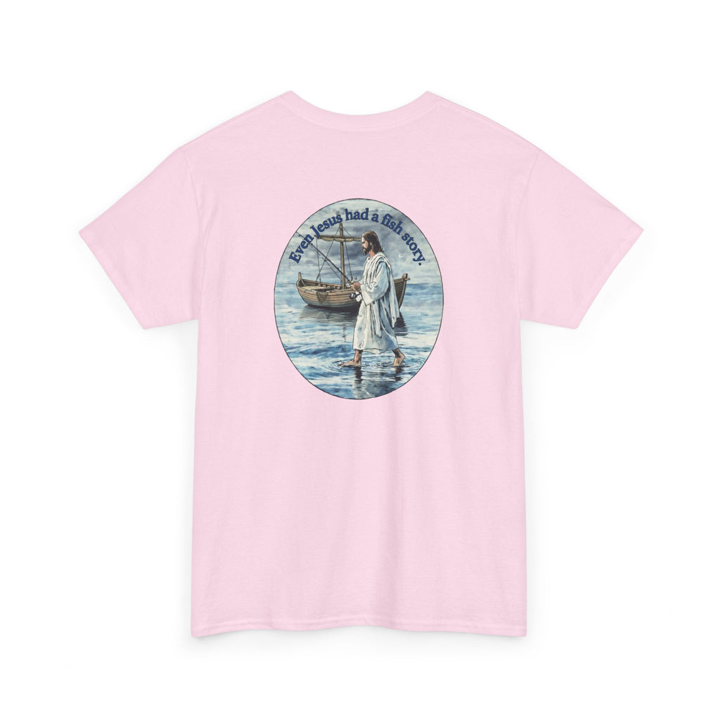 Christian Fishing T‑Shirt logo on back