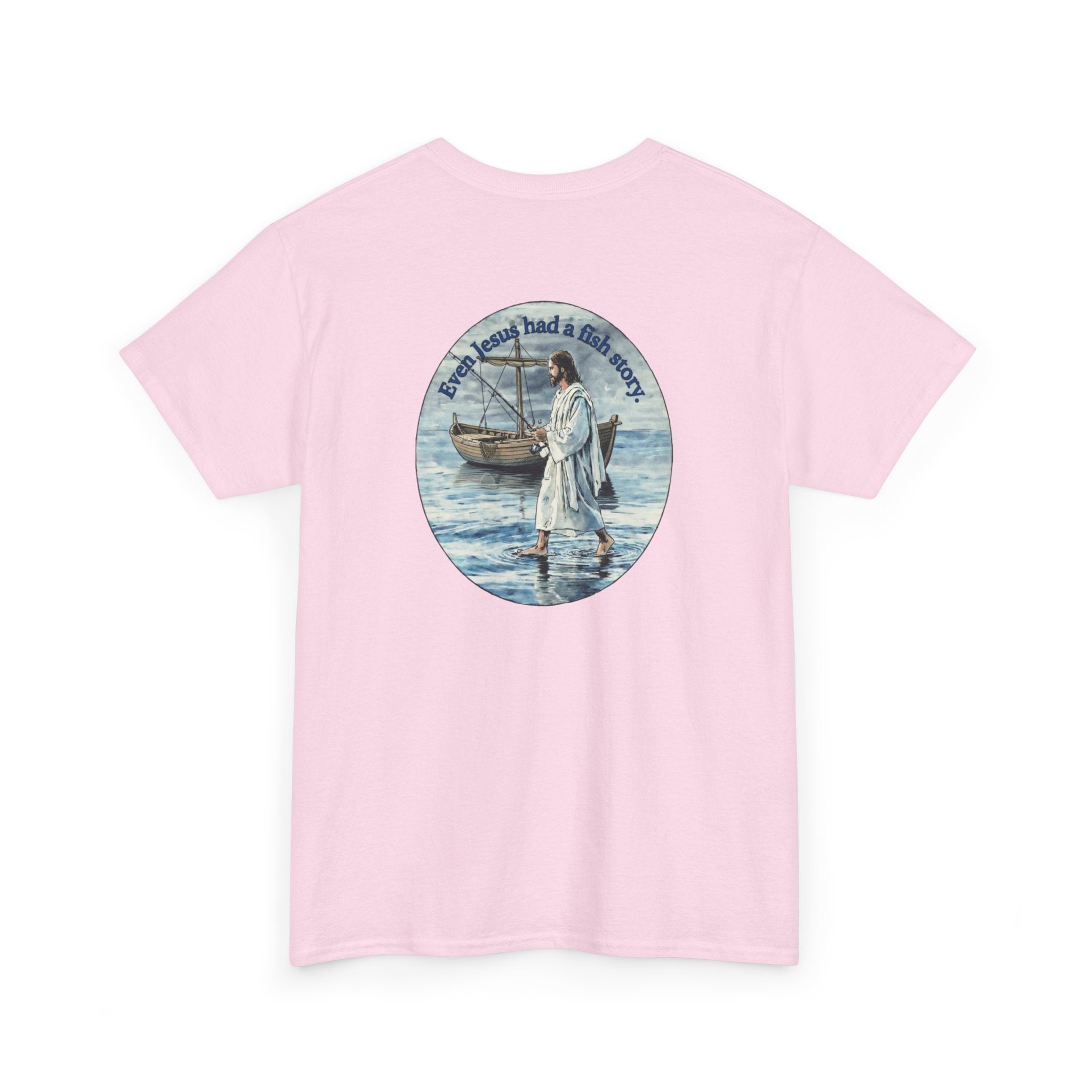 Christian Fishing T‑Shirt logo on back