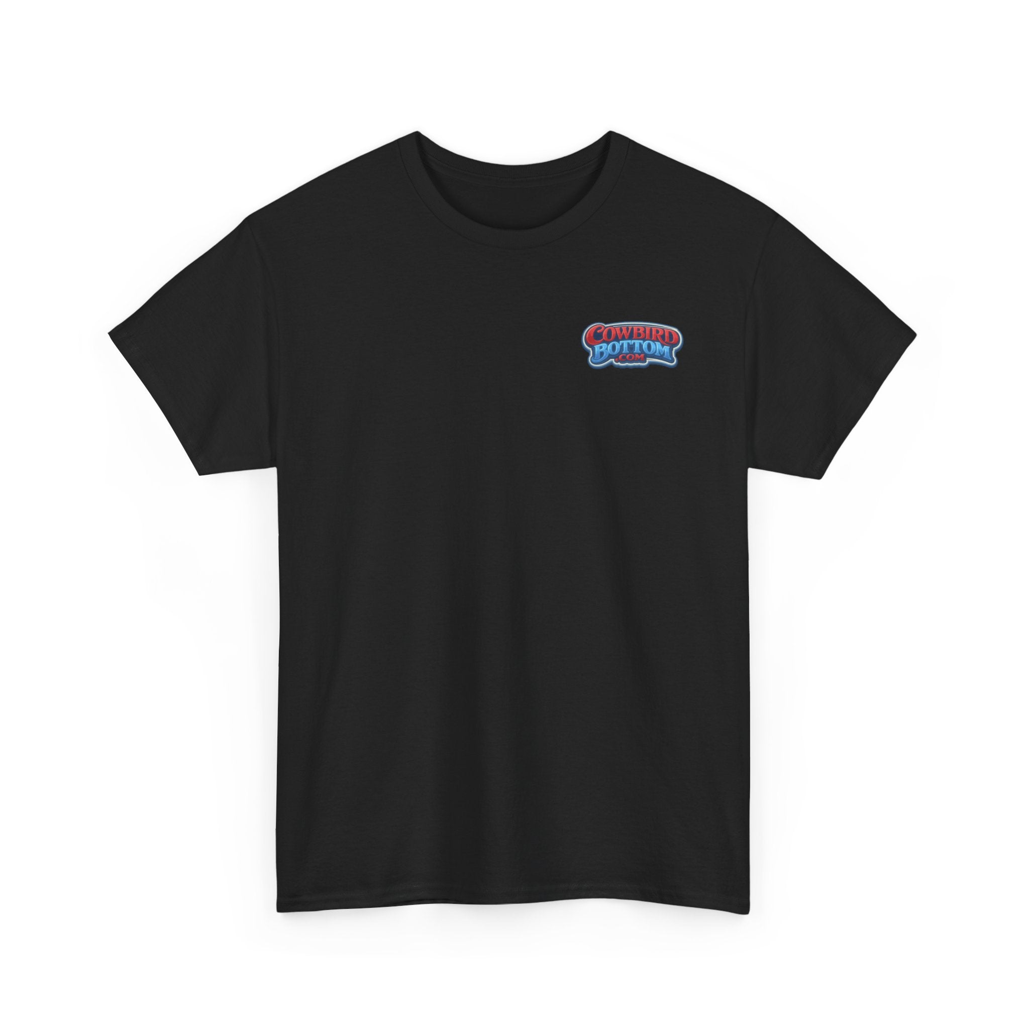 Excavator Logo T‑Shirt — Vintage Construction Crew Tee (Back Graphic: 'This Is My Alma Mater')