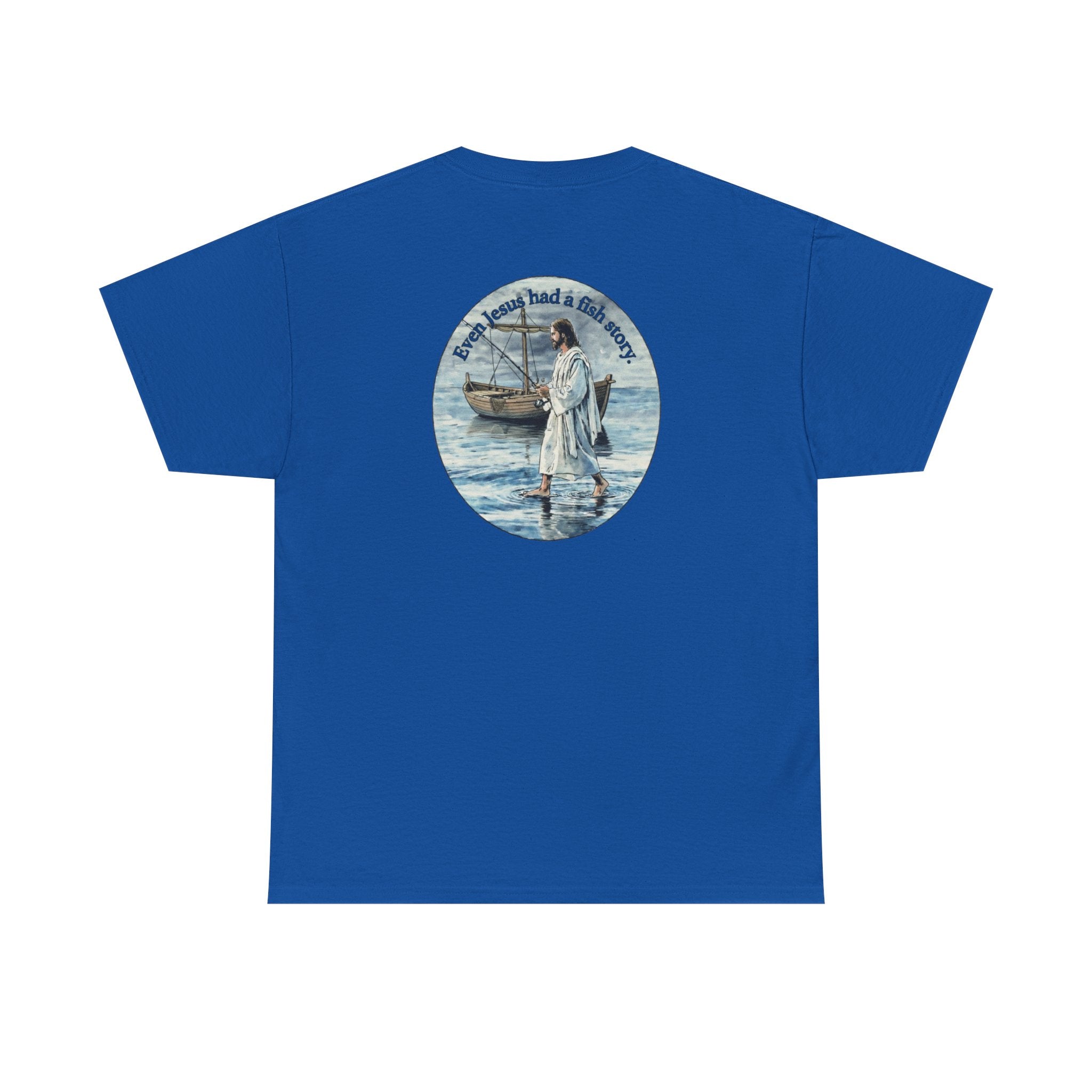 Christian Fishing T‑Shirt logo on back