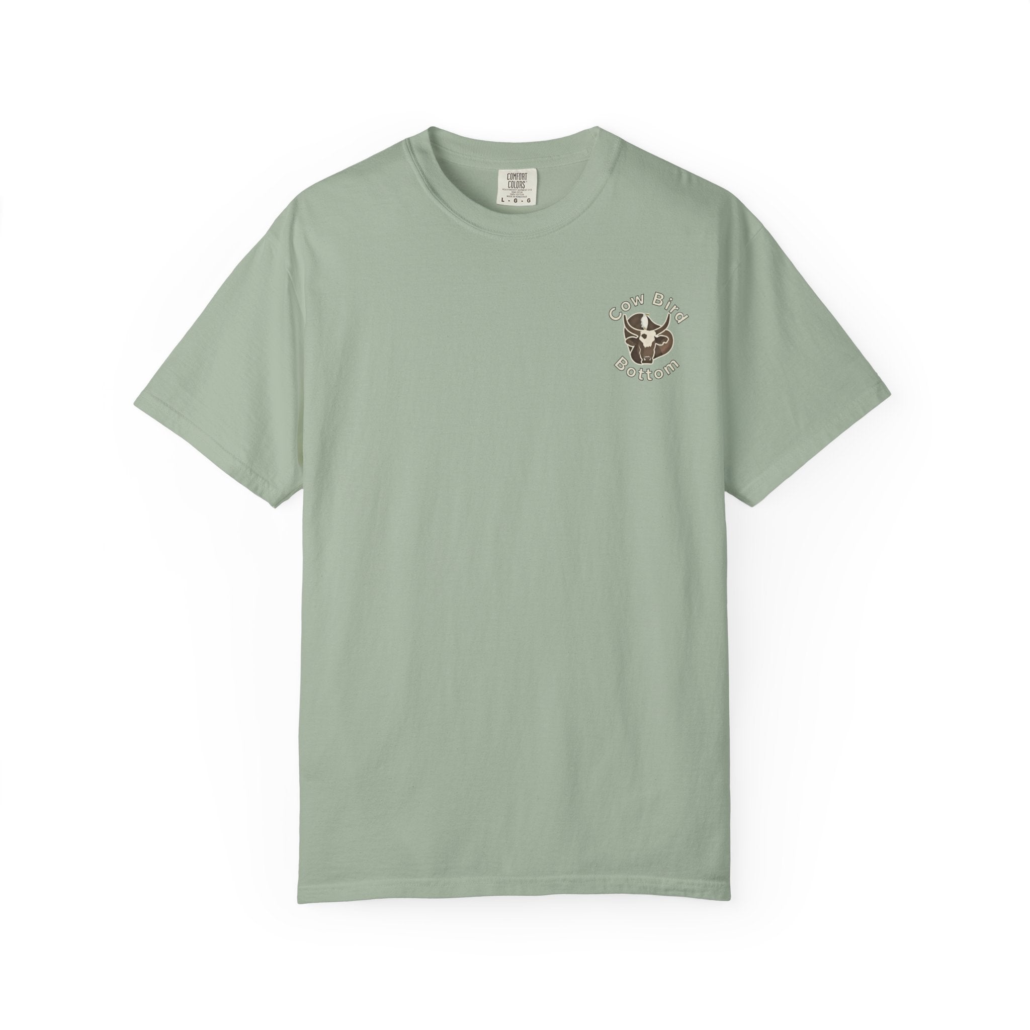 T-Shirt — "Southern Style" Cow Bird Bottom Graphic Tee