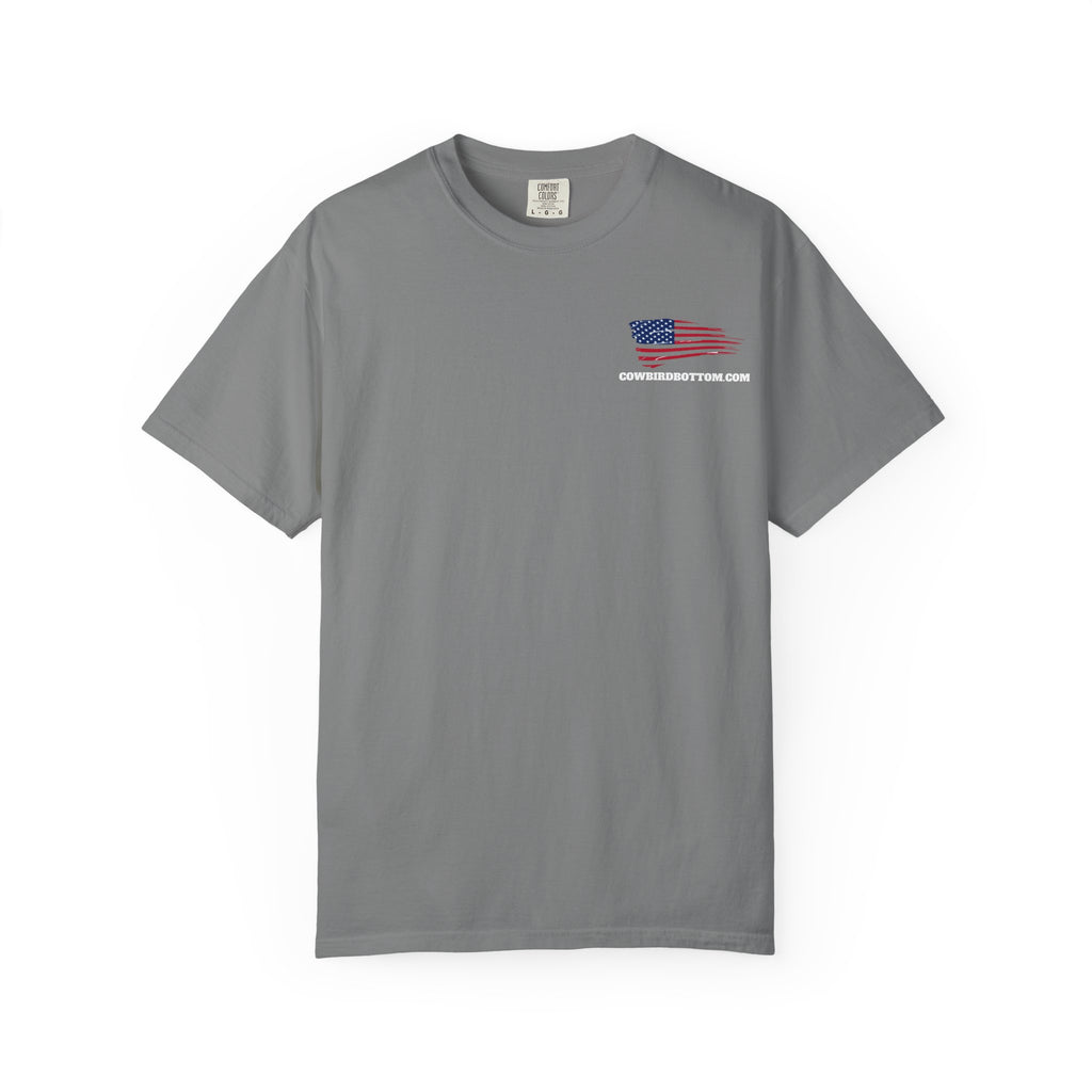 Support Our Troops T-Shirt — American Flag Military Tribute