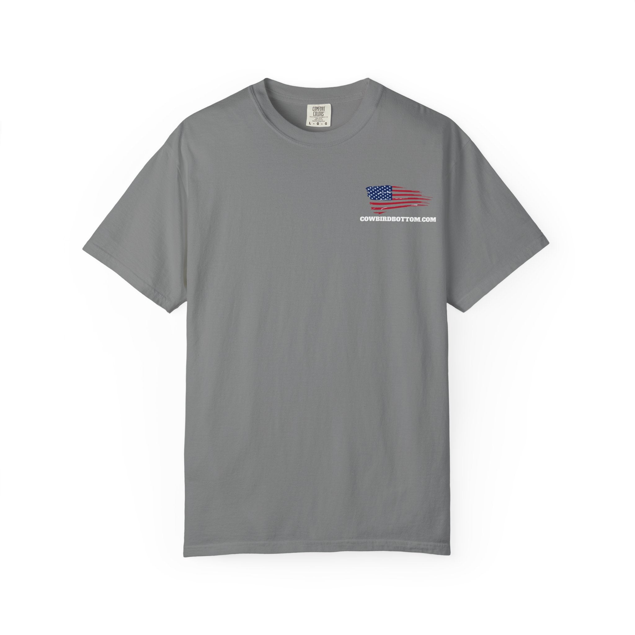 Support Our Troops T-Shirt — American Flag Military Tribute