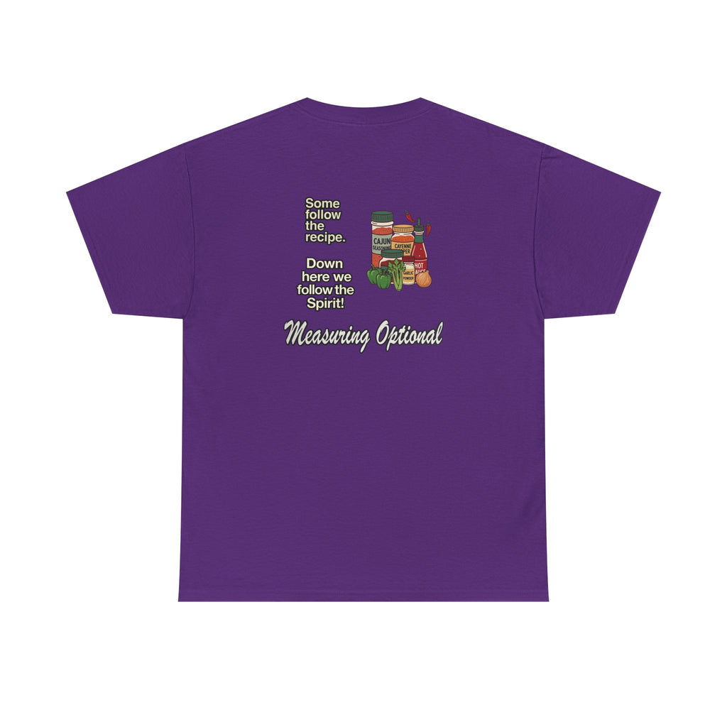 T‑Shirt — "Some follow the recipe. Down Here We Follow the Spirit" Cocktail Recipe Graphic Tee