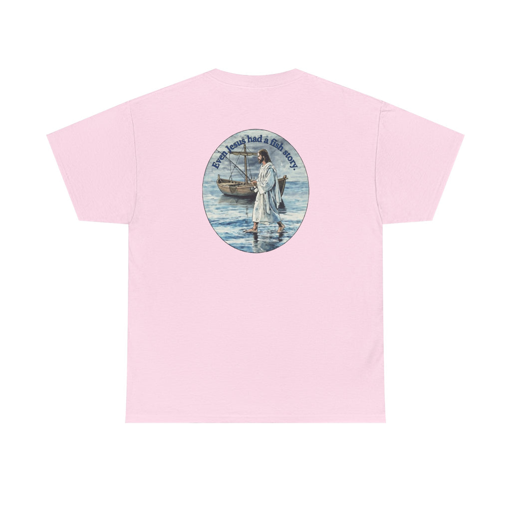 Christian Fishing T‑Shirt logo on back