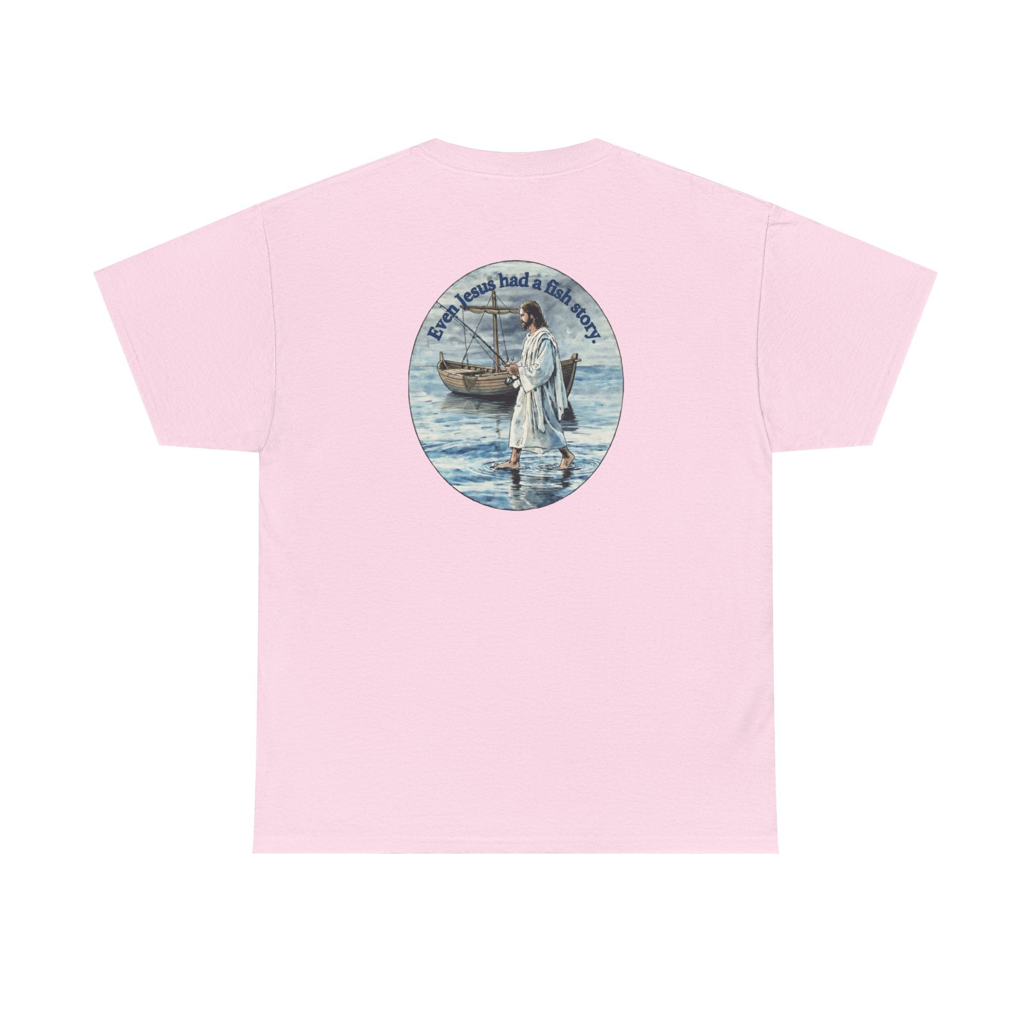 Christian Fishing T‑Shirt logo on back