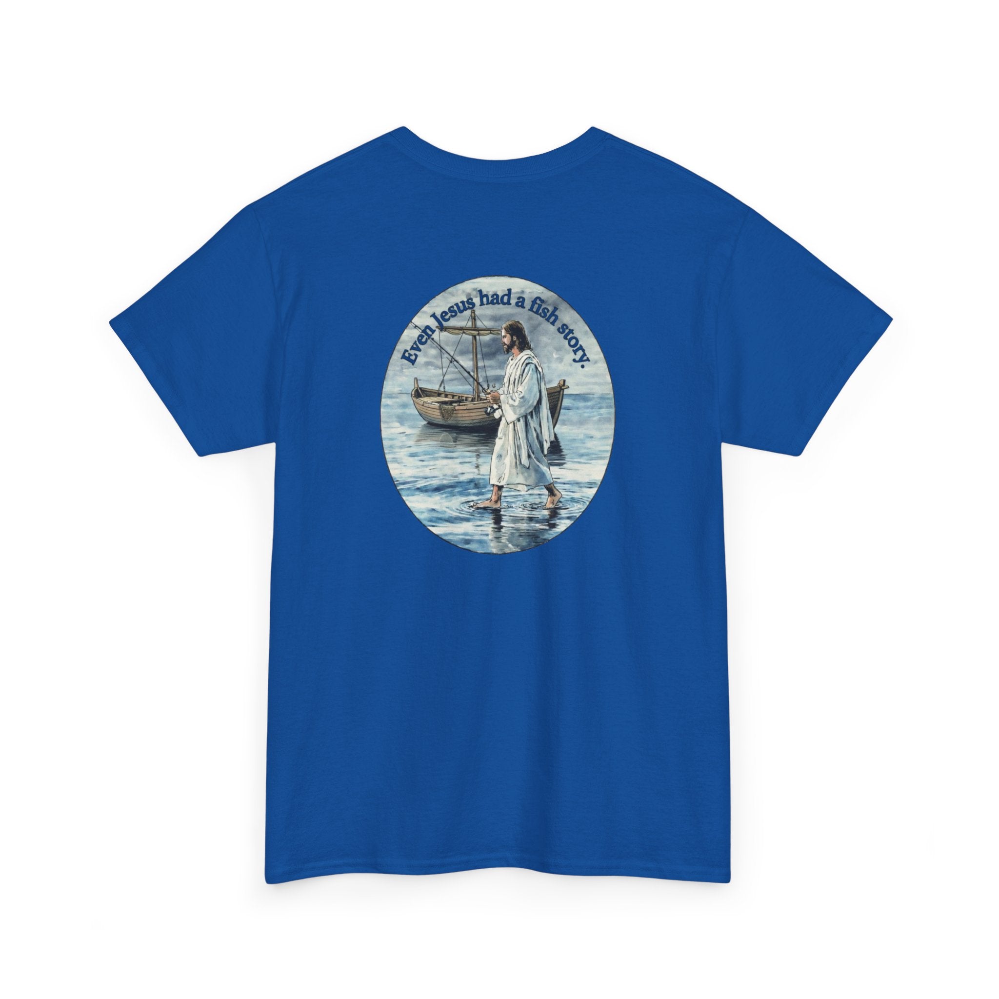 Christian Fishing T‑Shirt logo on back