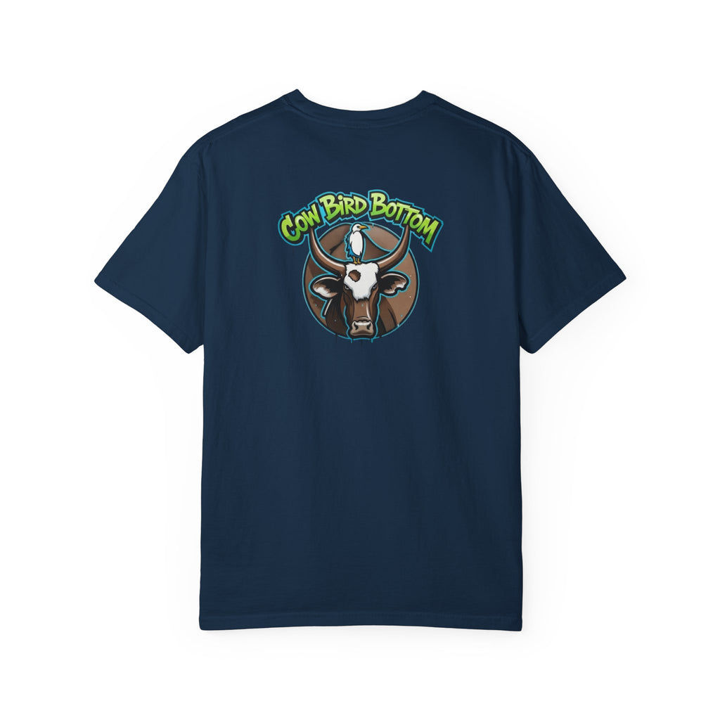 Cow Bird Bottom Logo T-Shirt — Cowbirdbottom.com Graphic Tee