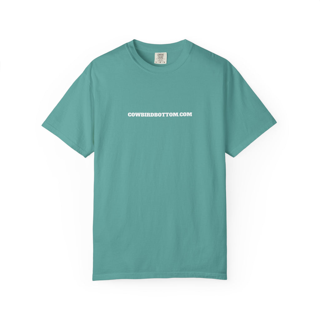 Cow Bird Bottom Logo T-Shirt — Cowbirdbottom.com Graphic Tee