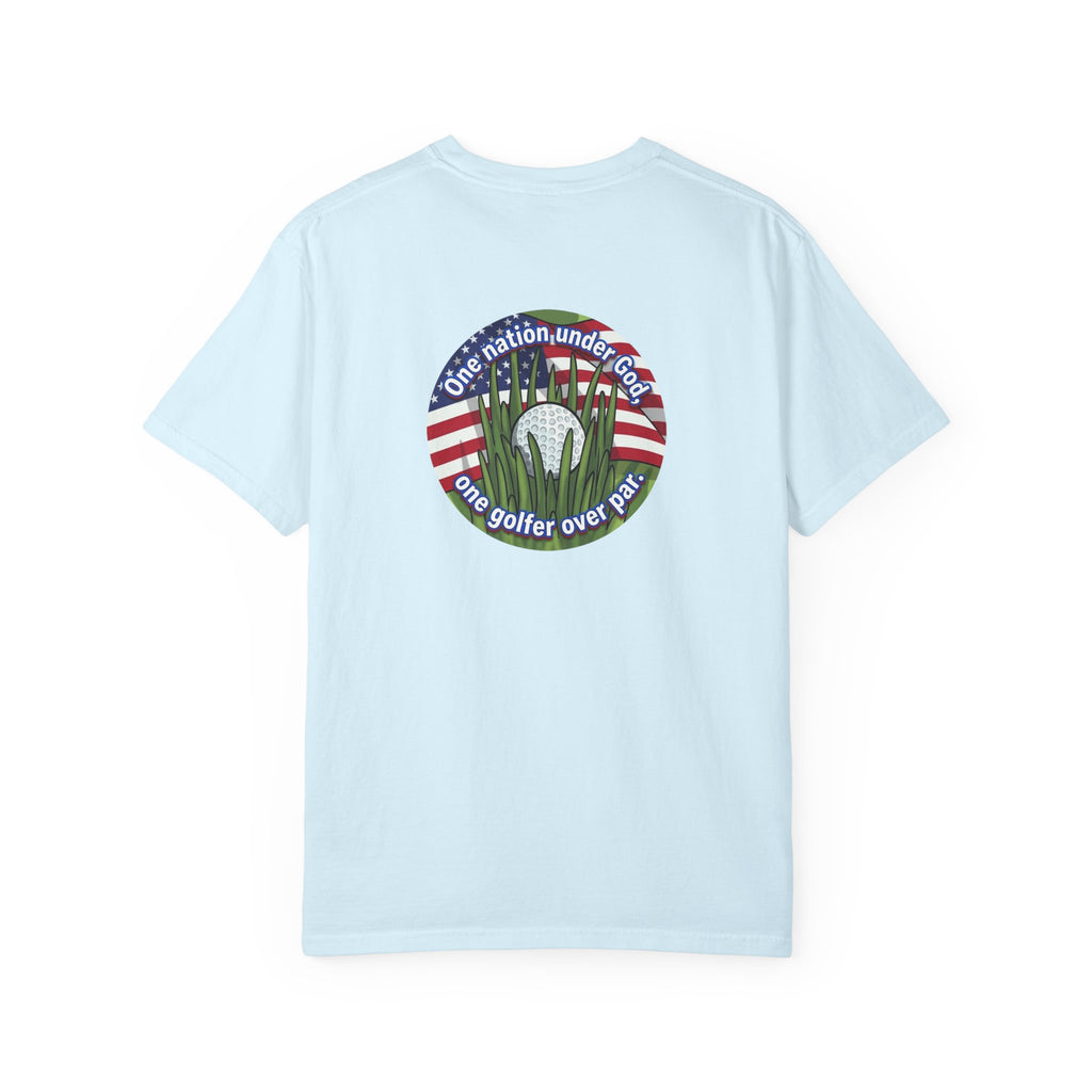 Golf T-Shirt — "One Nation Under God" Patriotic Golf Graphic Tee