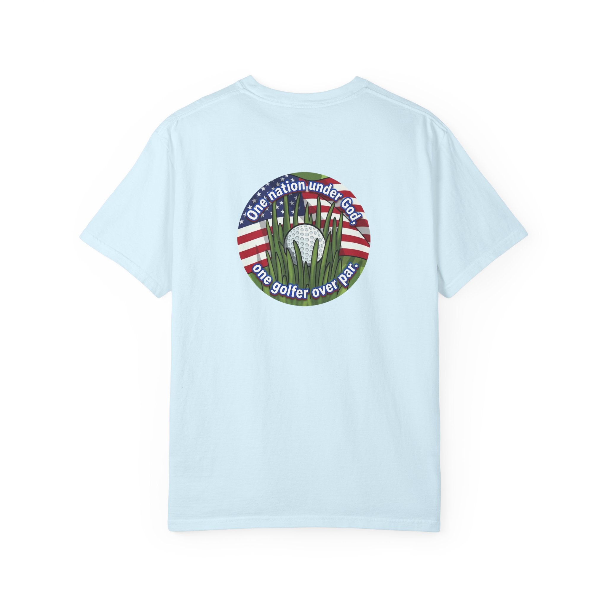 Golf T-Shirt — "One Nation Under God" Patriotic Golf Graphic Tee