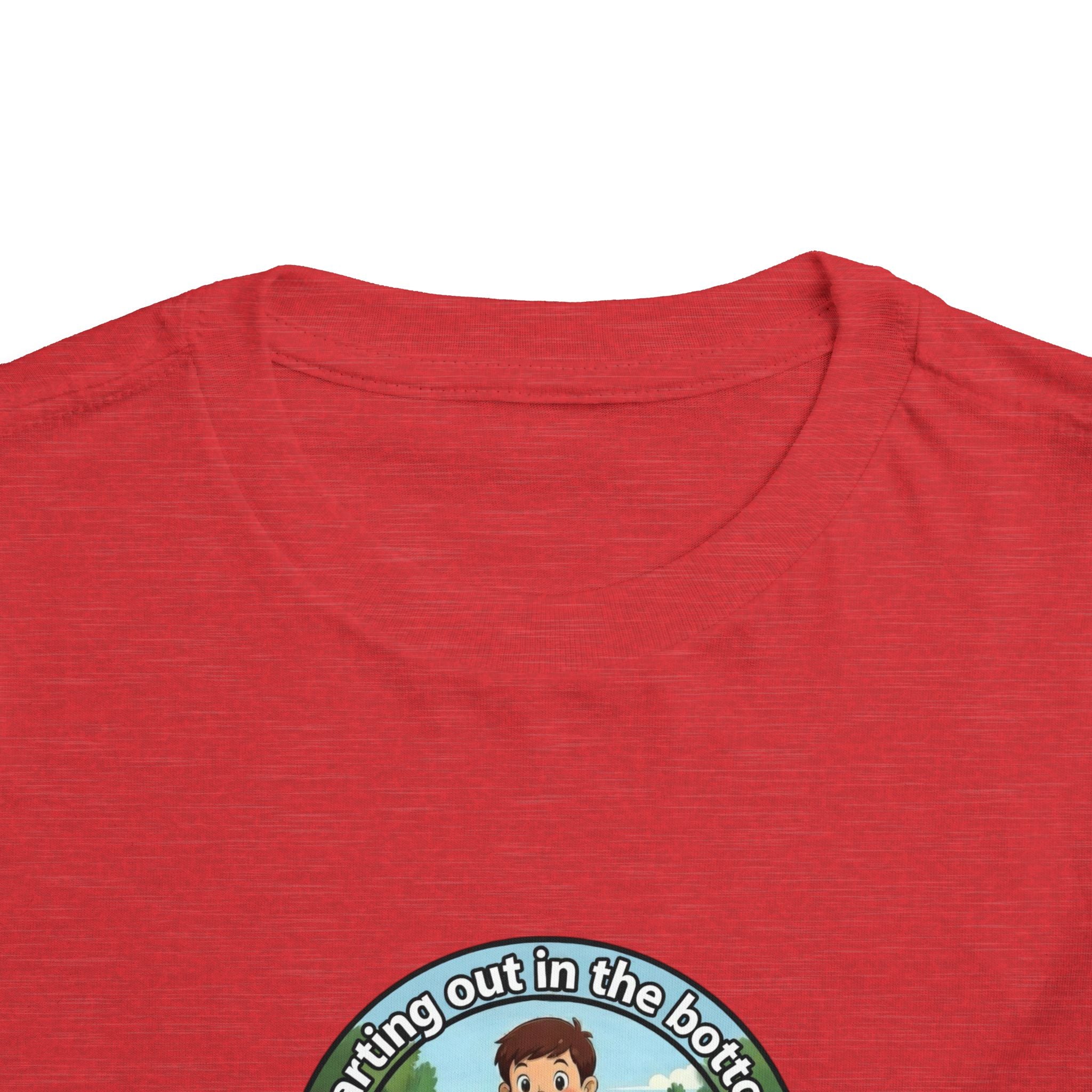 Cowbird Bottom Toddler Tee – Cute Fishing Adventure Graphic