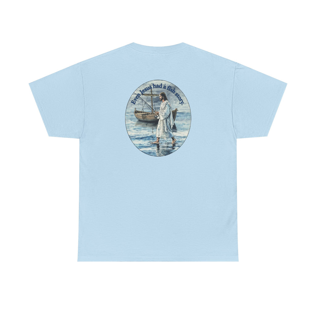 Christian Fishing T‑Shirt logo on back
