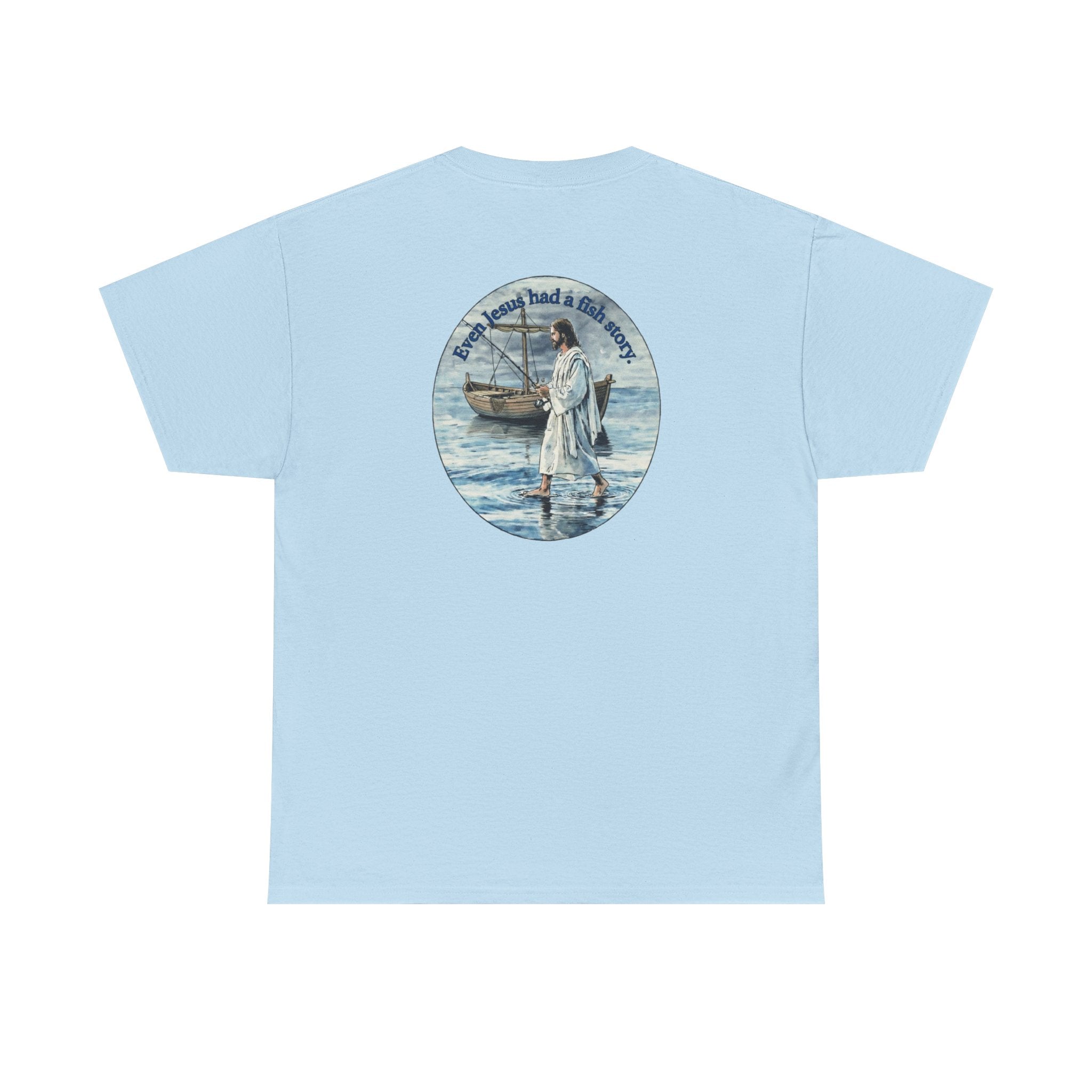 Christian Fishing T‑Shirt logo on back
