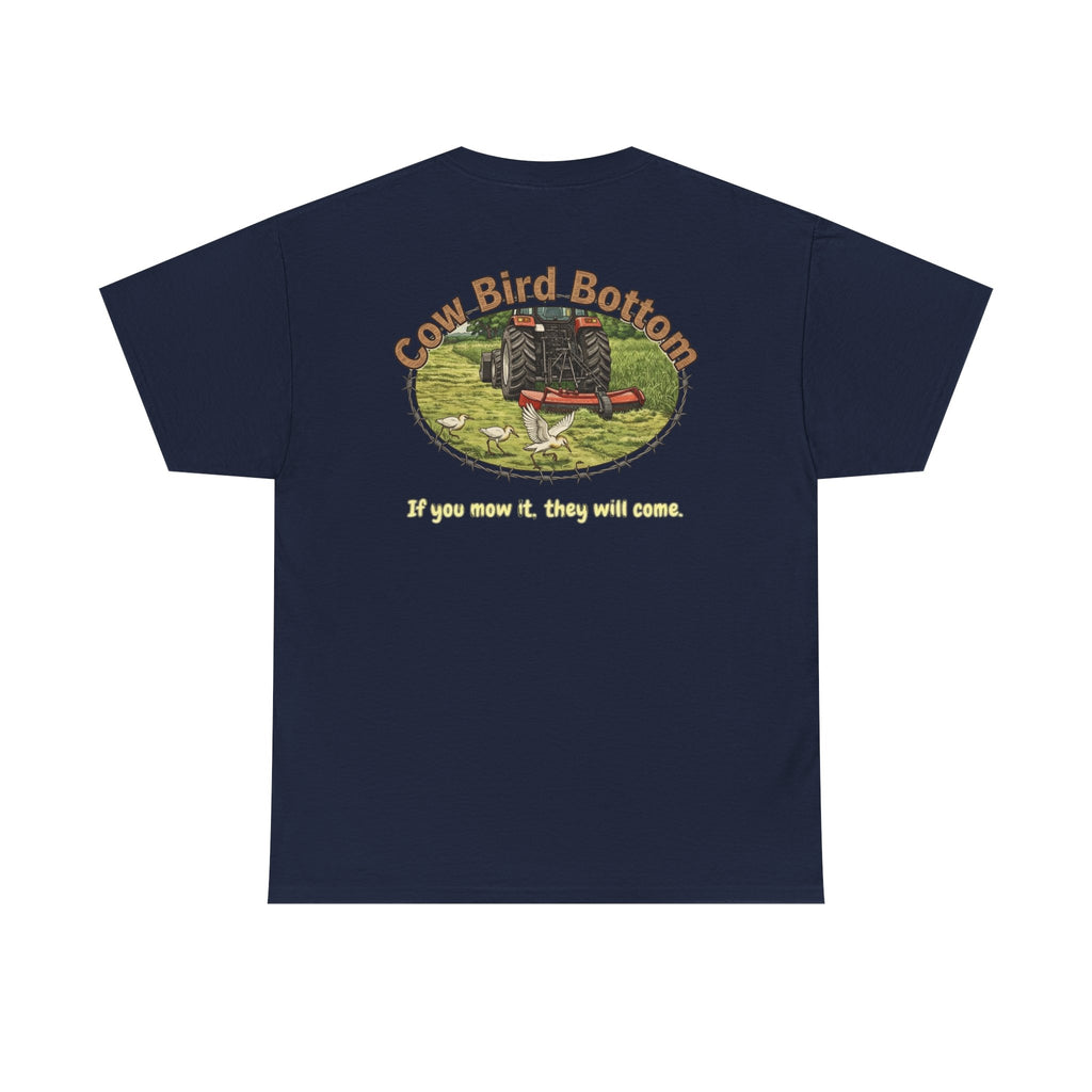 Cow Bird Bottom Red Tractor Graphic Tee