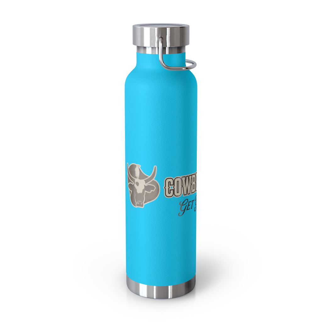Cowbird Bottle 22oz Vacuum Insulated Water Bottle — 'Get Your Country On' Rustic Ranch Design