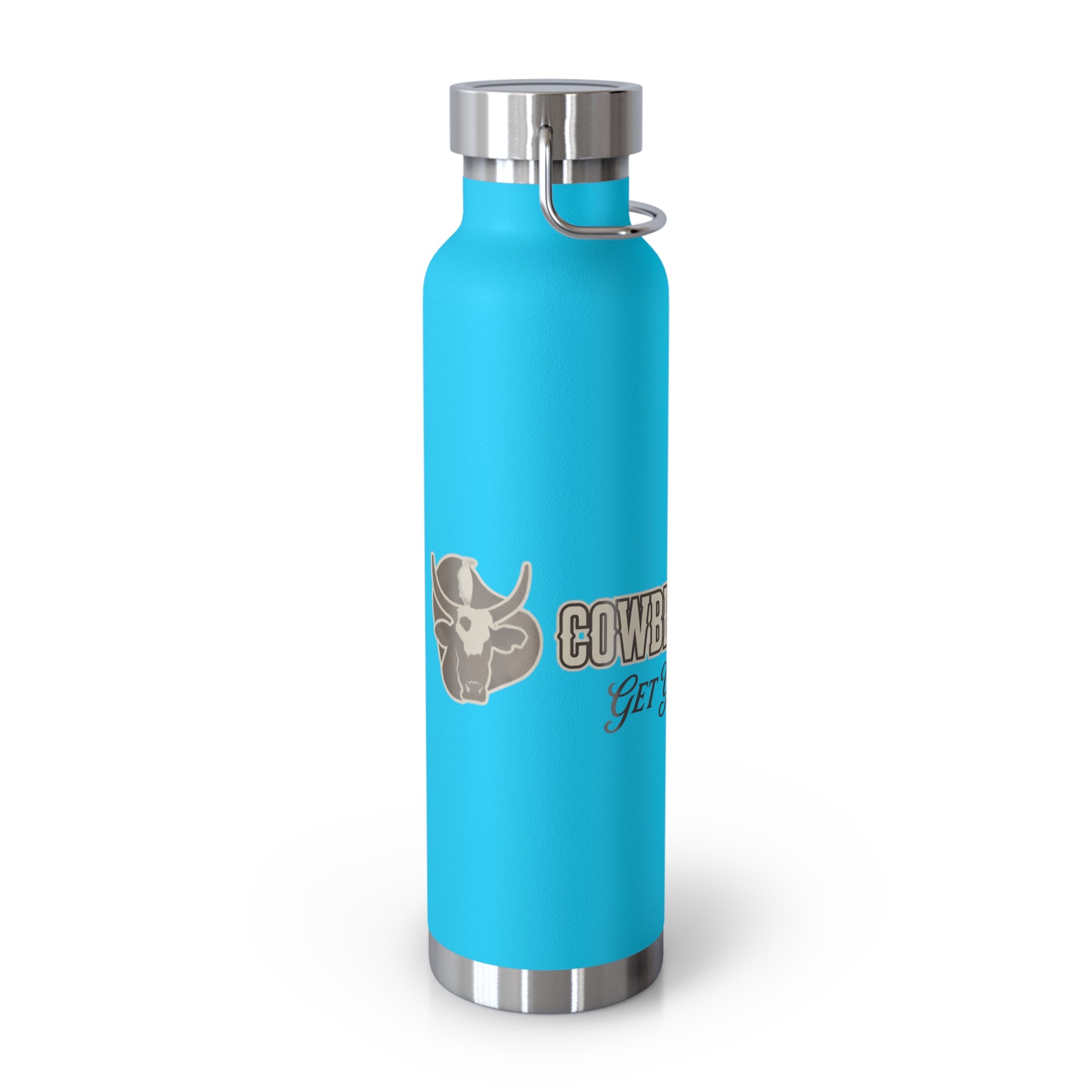 Cowbird Bottle 22oz Vacuum Insulated Water Bottle — 'Get Your Country On' Rustic Ranch Design