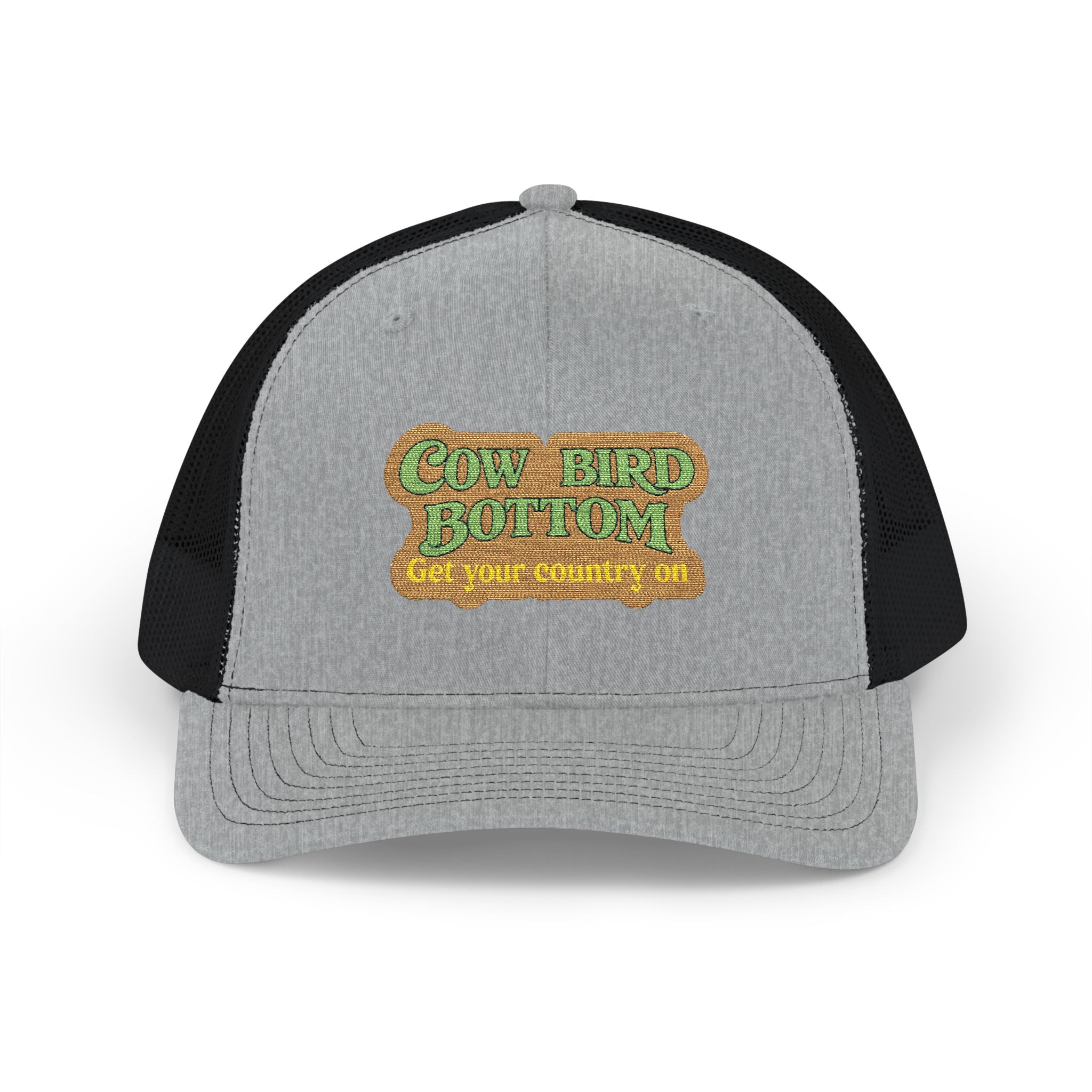 Richardson - 'Cow Bird Bottom'  Patch Snapback
