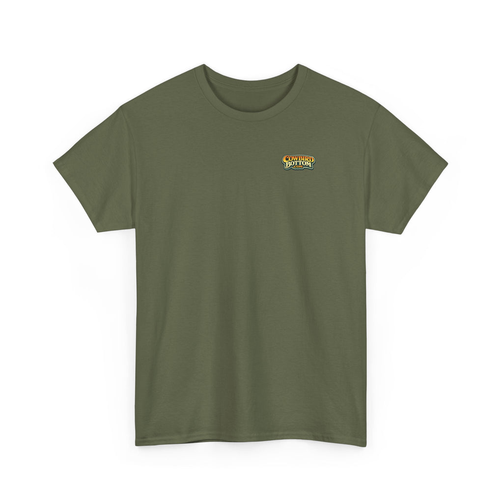 Fishing Photo Backprint Tee — Custom Shoreline Memory T‑Shirt