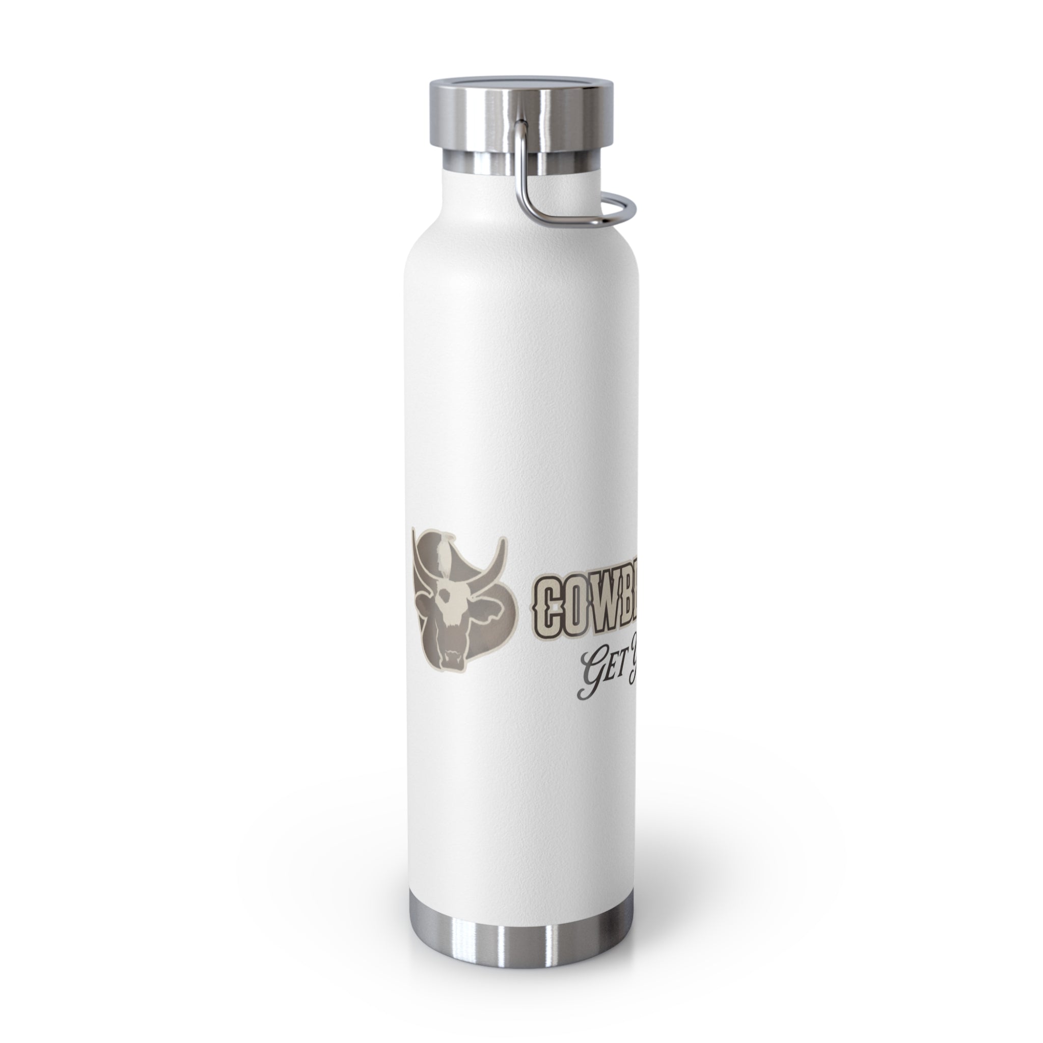 Cowbird Bottle 22oz Vacuum Insulated Water Bottle — 'Get Your Country On' Rustic Ranch Design