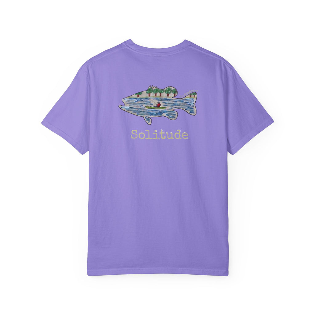 Solitude Fish Graphic T-Shirt — Outdoor Fishing Nature Tee