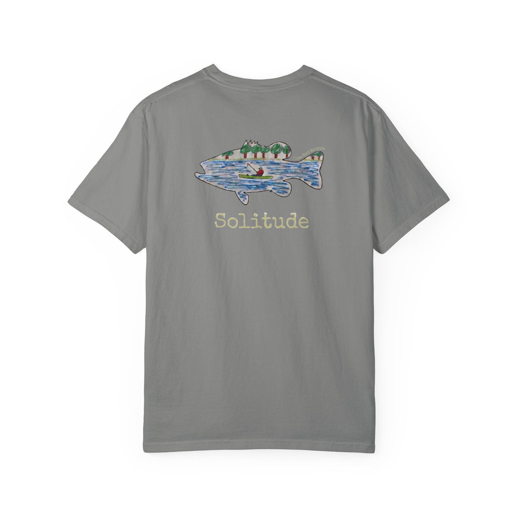 Solitude Fish Graphic T-Shirt — Outdoor Fishing Nature Tee