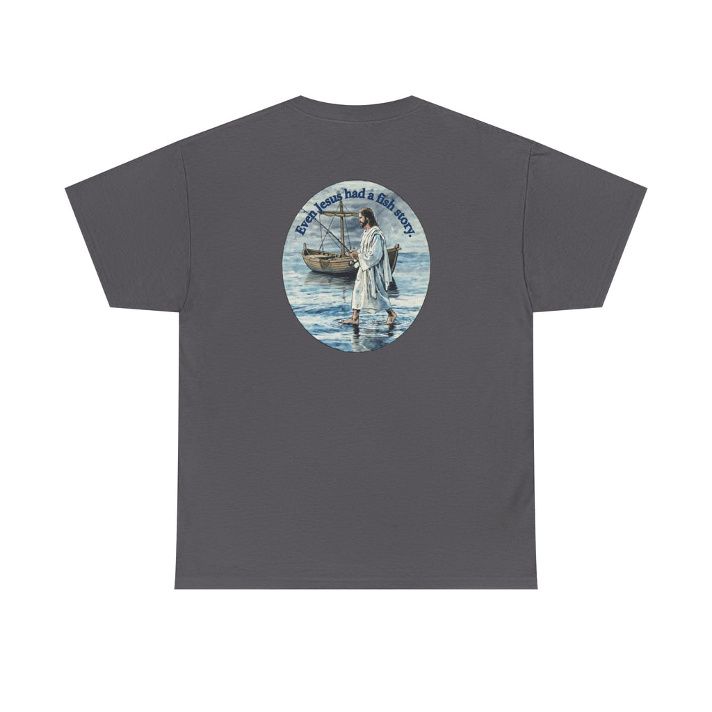 Christian Fishing T‑Shirt logo on back