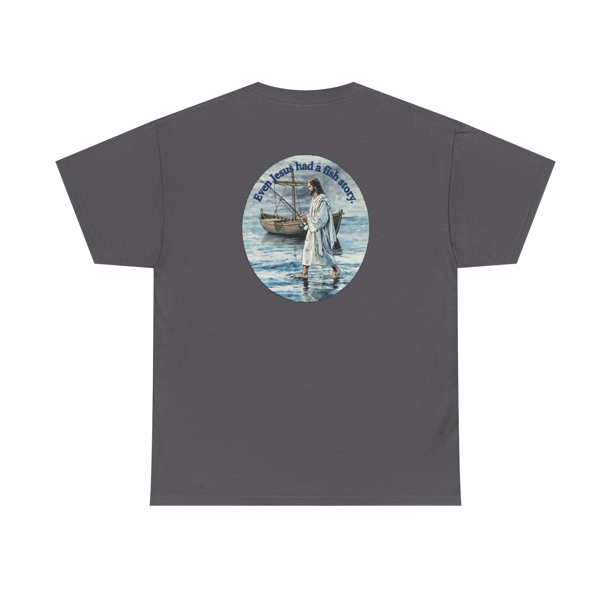 Christian Fishing T‑Shirt logo on back