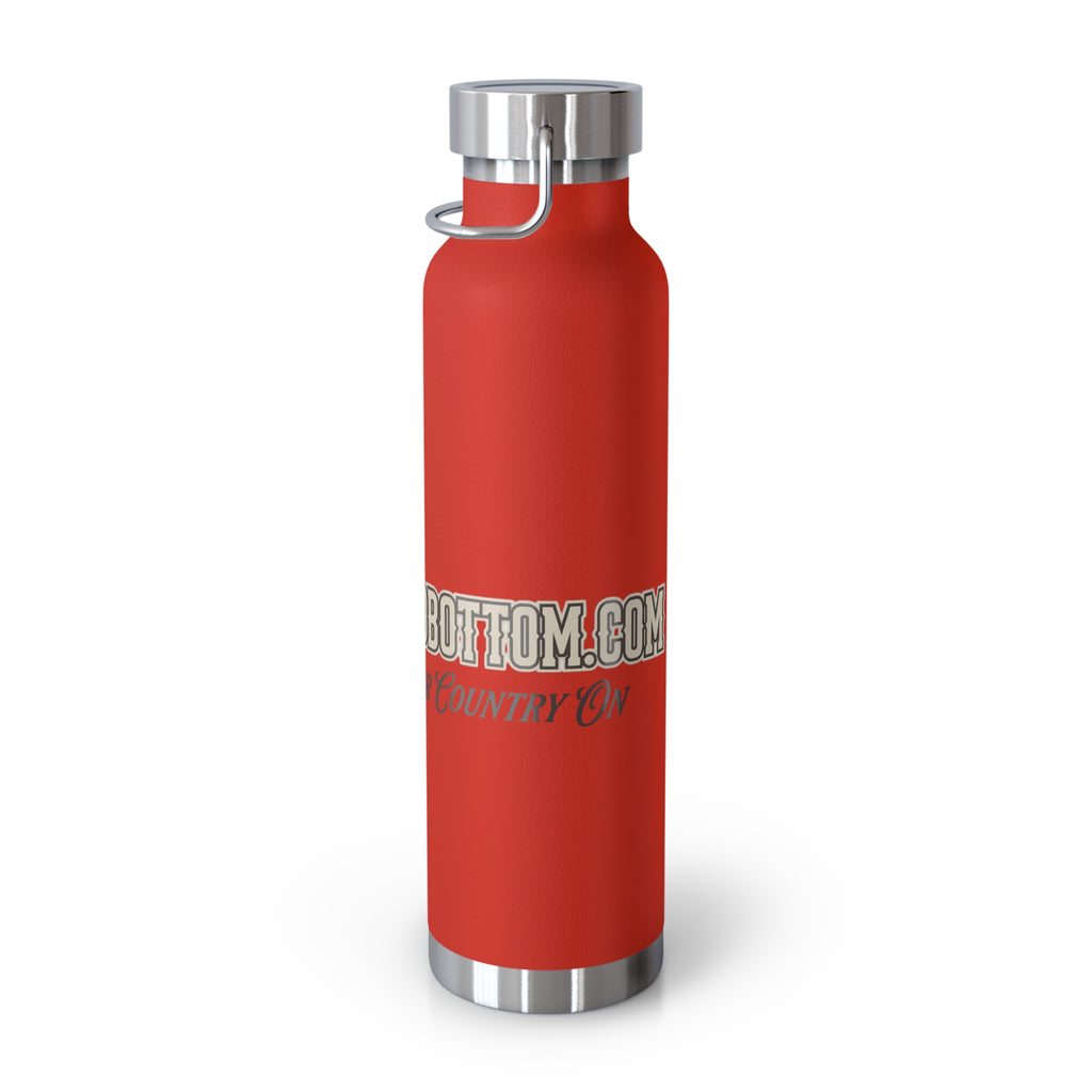 Cowbird Bottle 22oz Vacuum Insulated Water Bottle — 'Get Your Country On' Rustic Ranch Design
