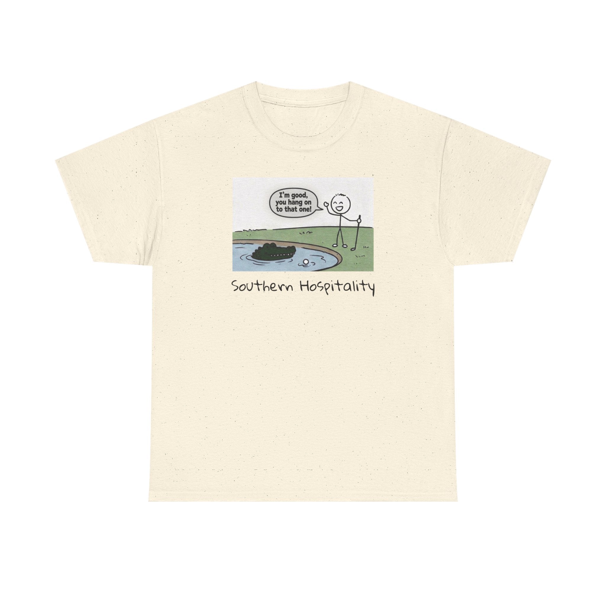 T‑Shirt — "Southern Etiquette" Alligator Cartoon Tee