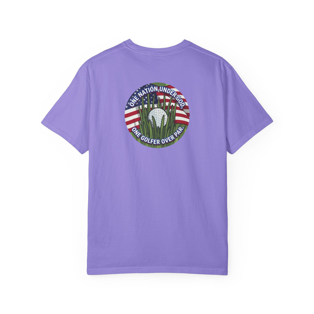 Golf T-Shirt — "One Nation Under God" Patriotic Golf Graphic Tee