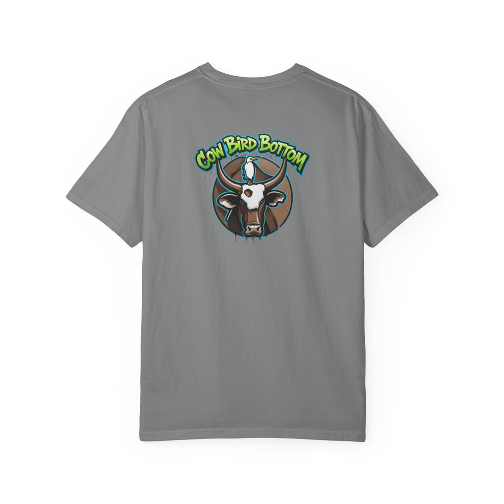 Cow Bird Bottom Logo T-Shirt — Cowbirdbottom.com Graphic Tee