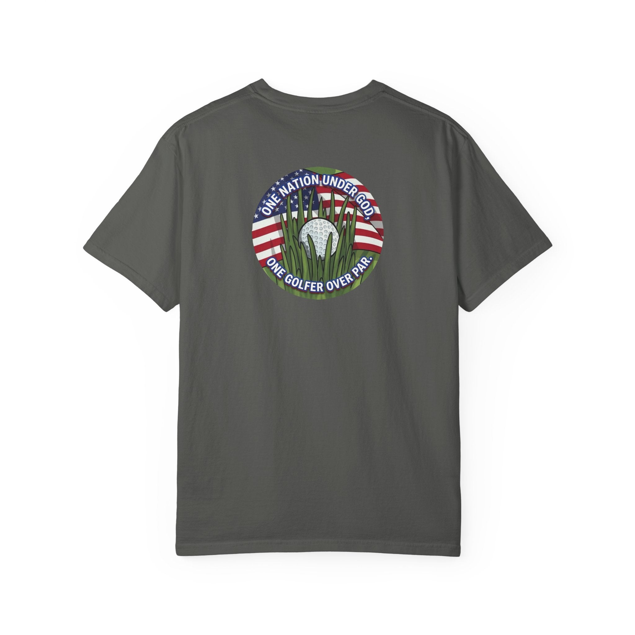 Golf T-Shirt — "One Nation Under God" Patriotic Golf Graphic Tee