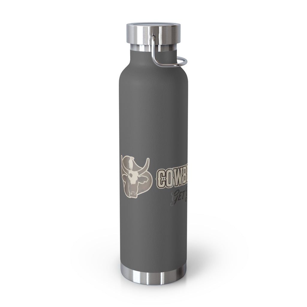 Cowbird Bottle 22oz Vacuum Insulated Water Bottle — 'Get Your Country On' Rustic Ranch Design