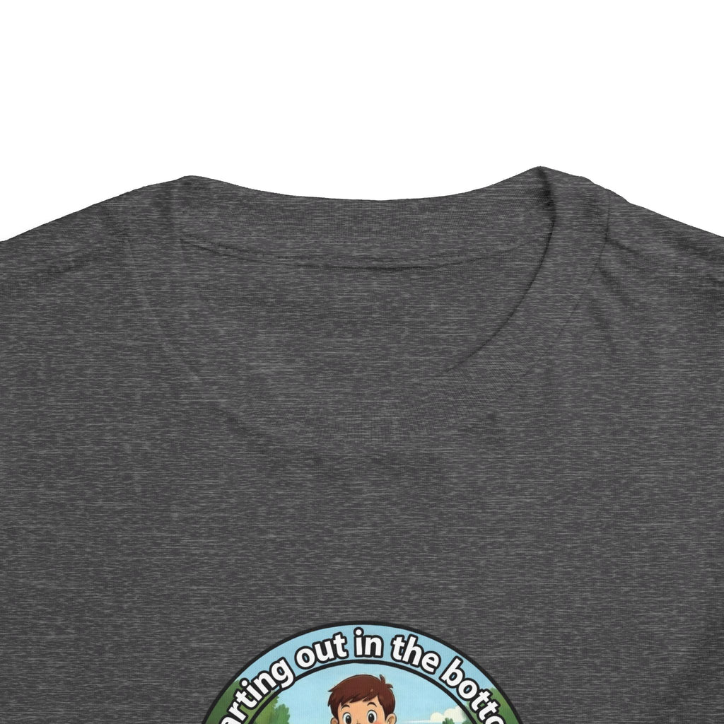 Cowbird Bottom Toddler Tee – Cute Fishing Adventure Graphic