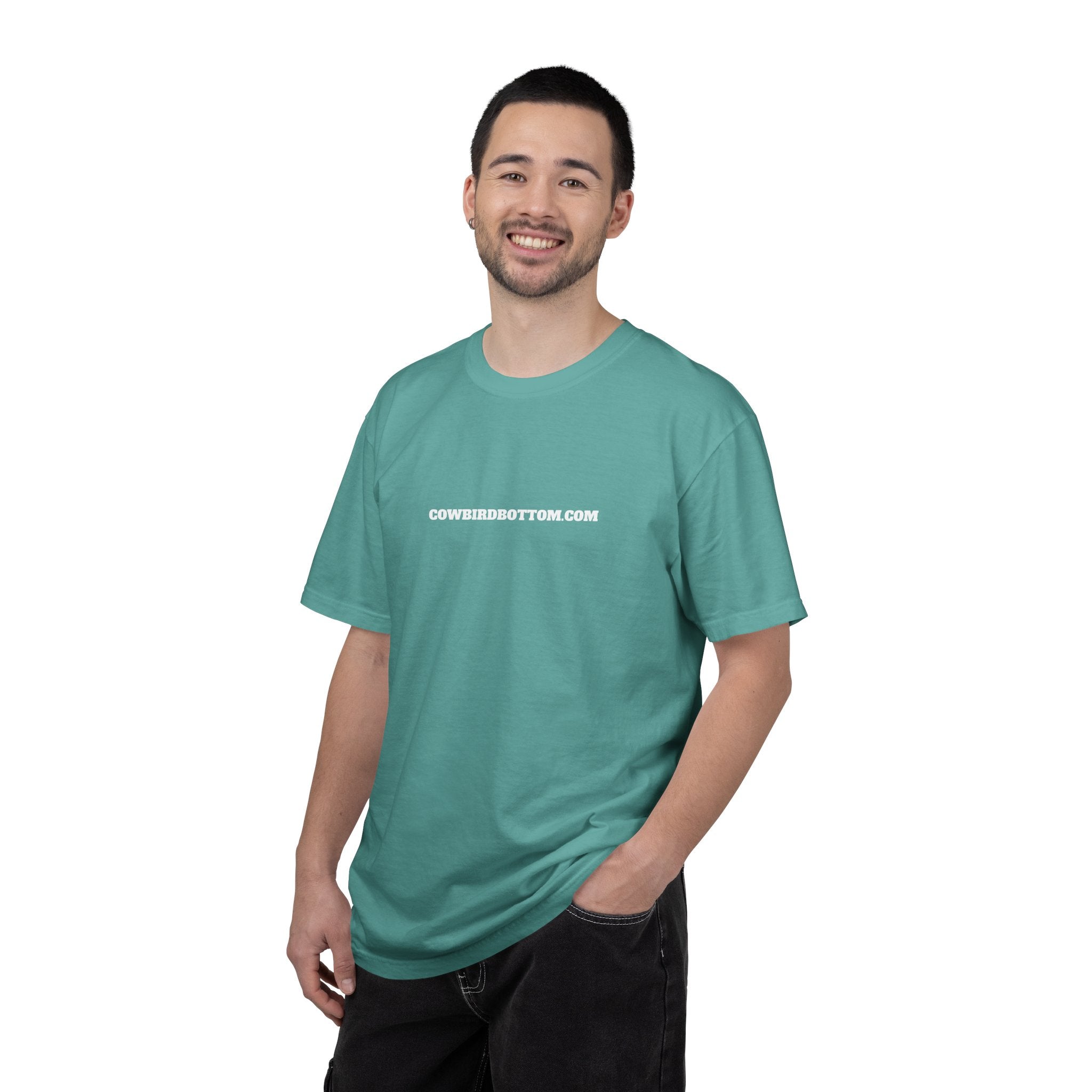 Cow Bird Bottom Logo T-Shirt — Cowbirdbottom.com Graphic Tee