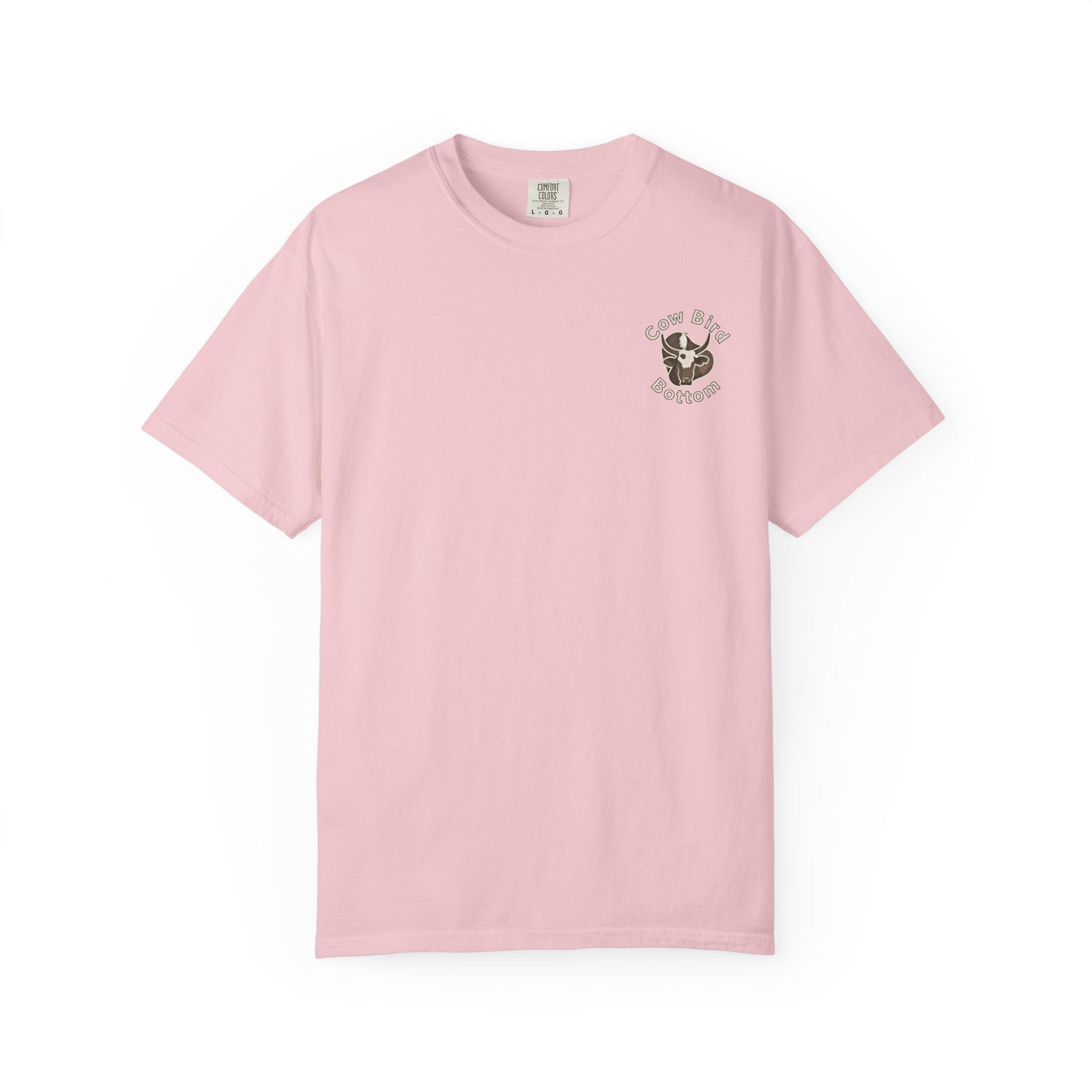 T-Shirt — "Southern Style" Cow Bird Bottom Graphic Tee