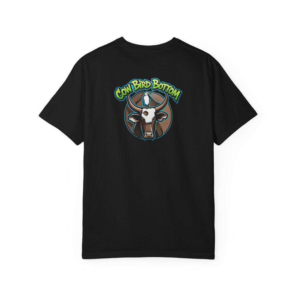 Cow Bird Bottom Logo T-Shirt — Cowbirdbottom.com Graphic Tee