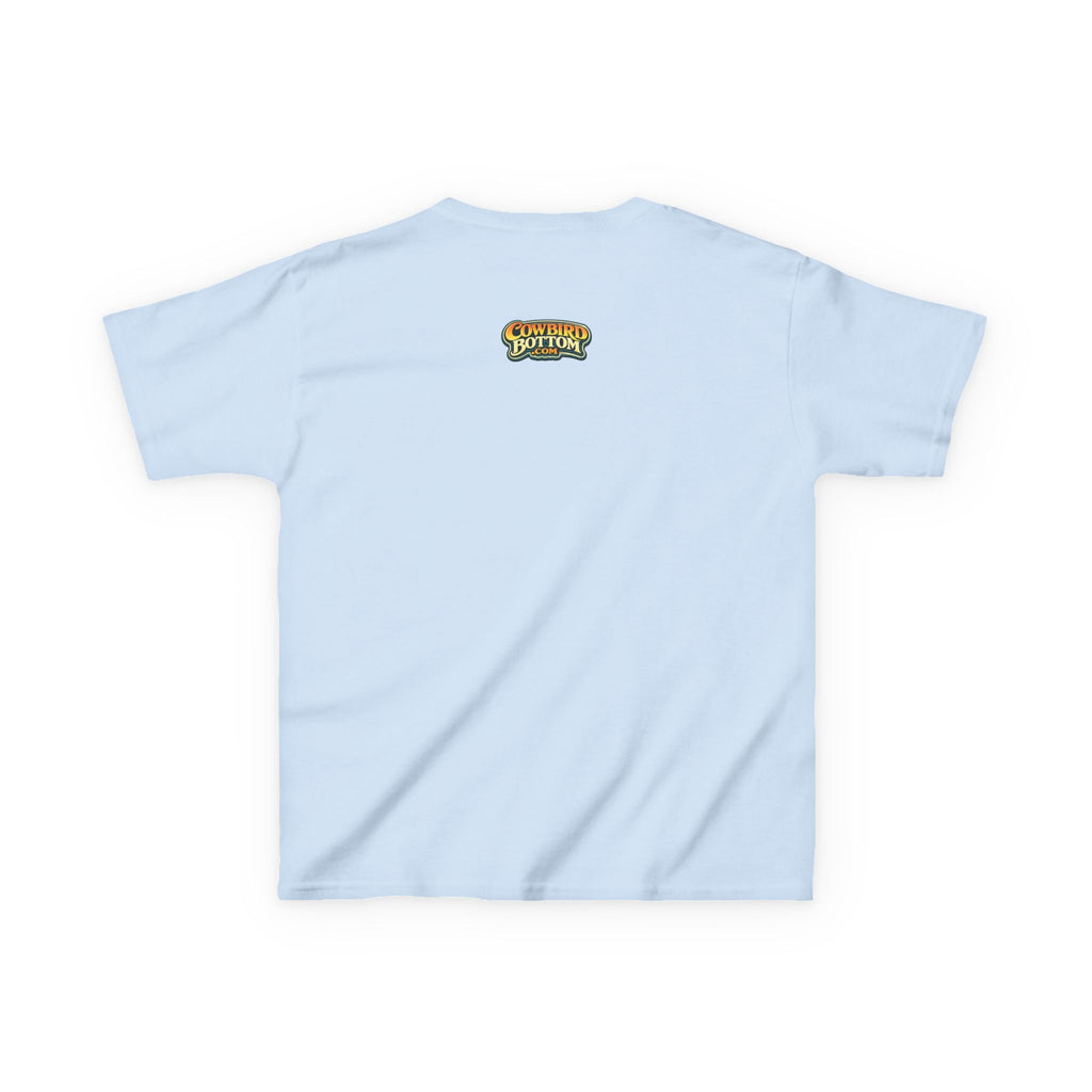 Kids Tee — "I Know a Guy" Cartoon Jesus Graphic