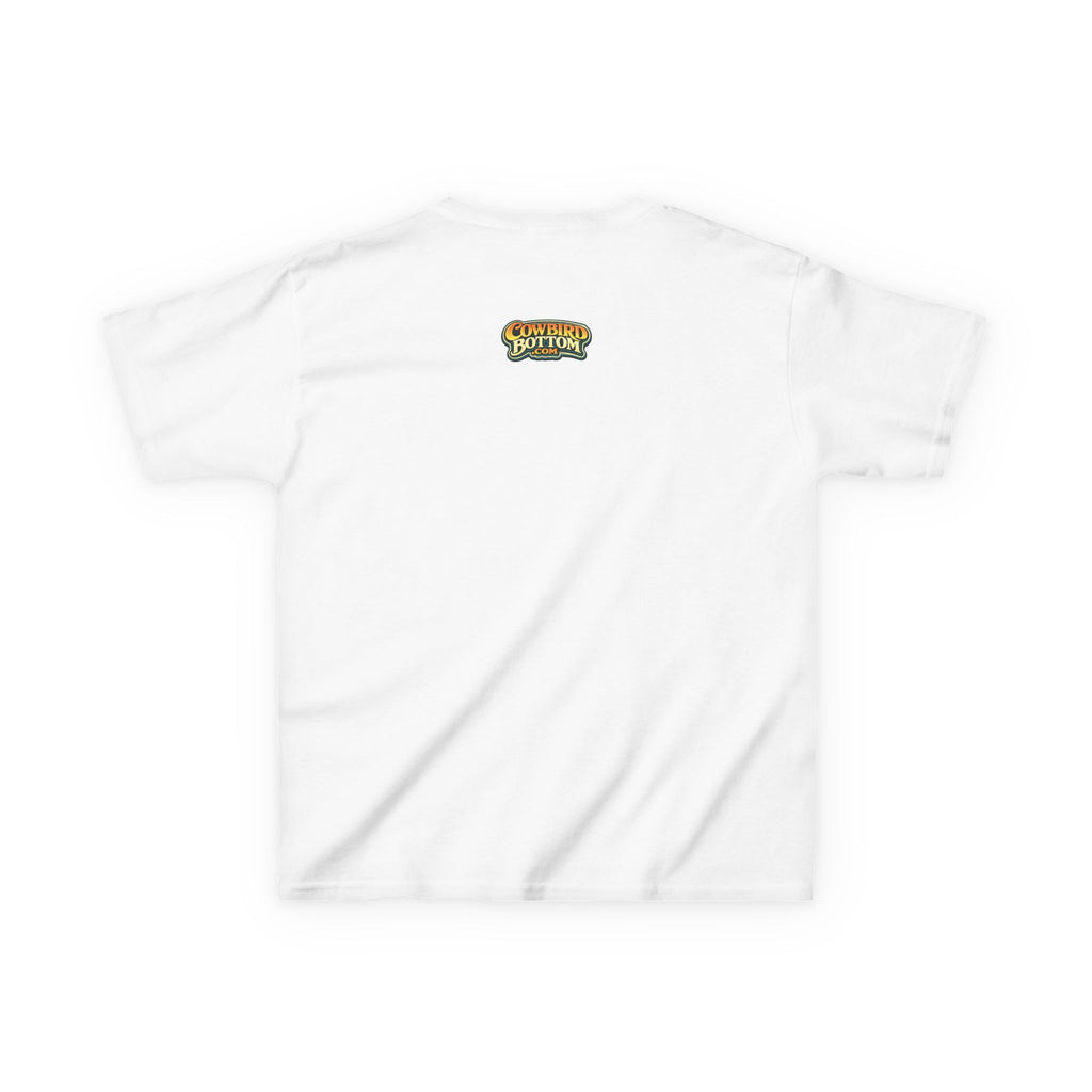 Kids Tee — "I Know a Guy" Cartoon Jesus Graphic