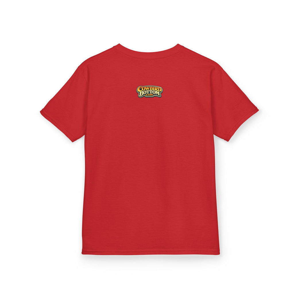 Kids Tee — "I Know a Guy" Cartoon Jesus Graphic