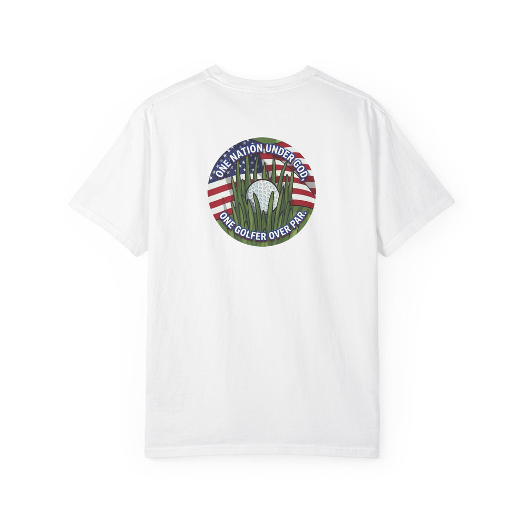 Golf T-Shirt — "One Nation Under God" Patriotic Golf Graphic Tee